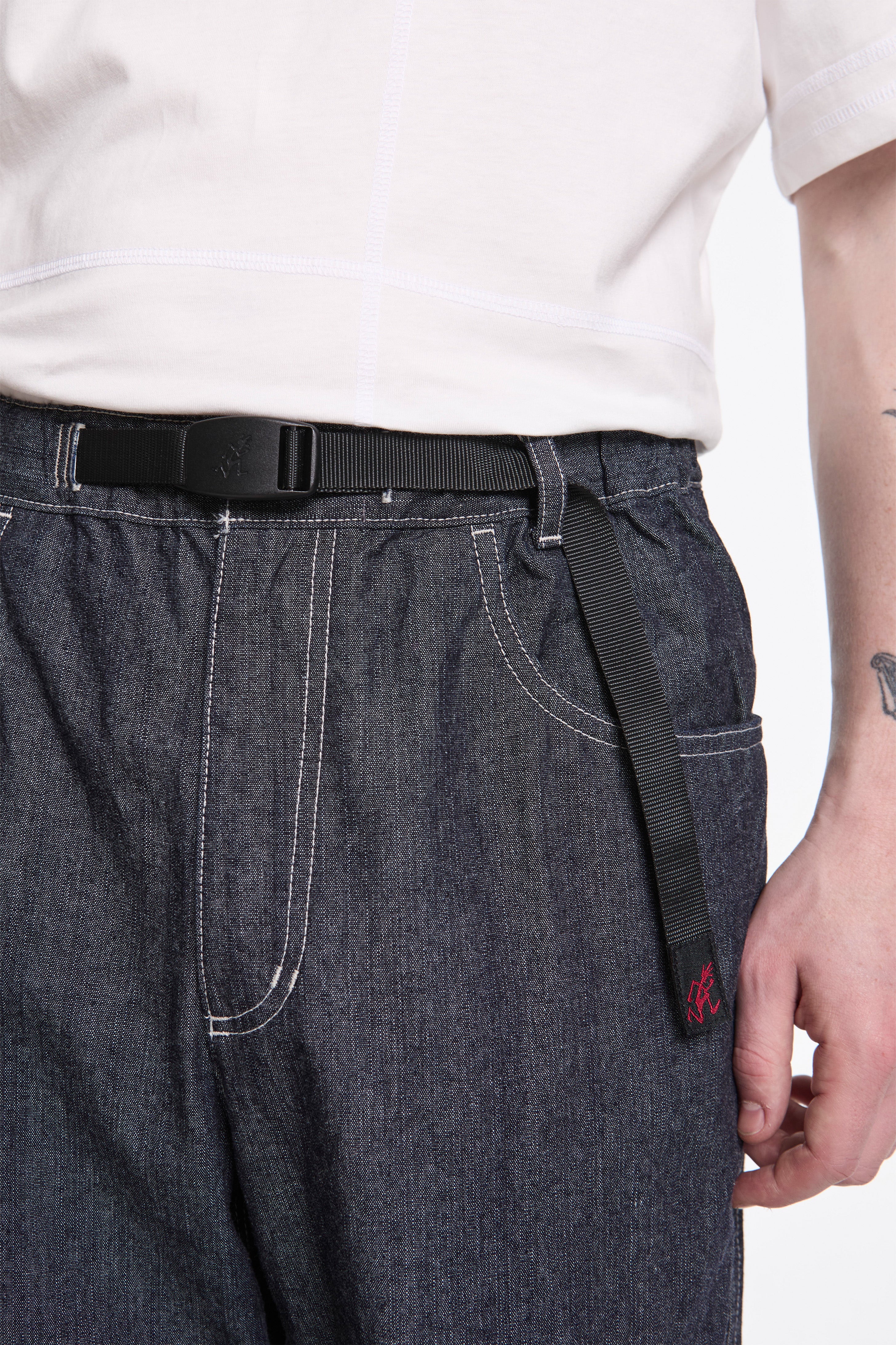 Japanese Chambray Double Knee Navy - Image 5