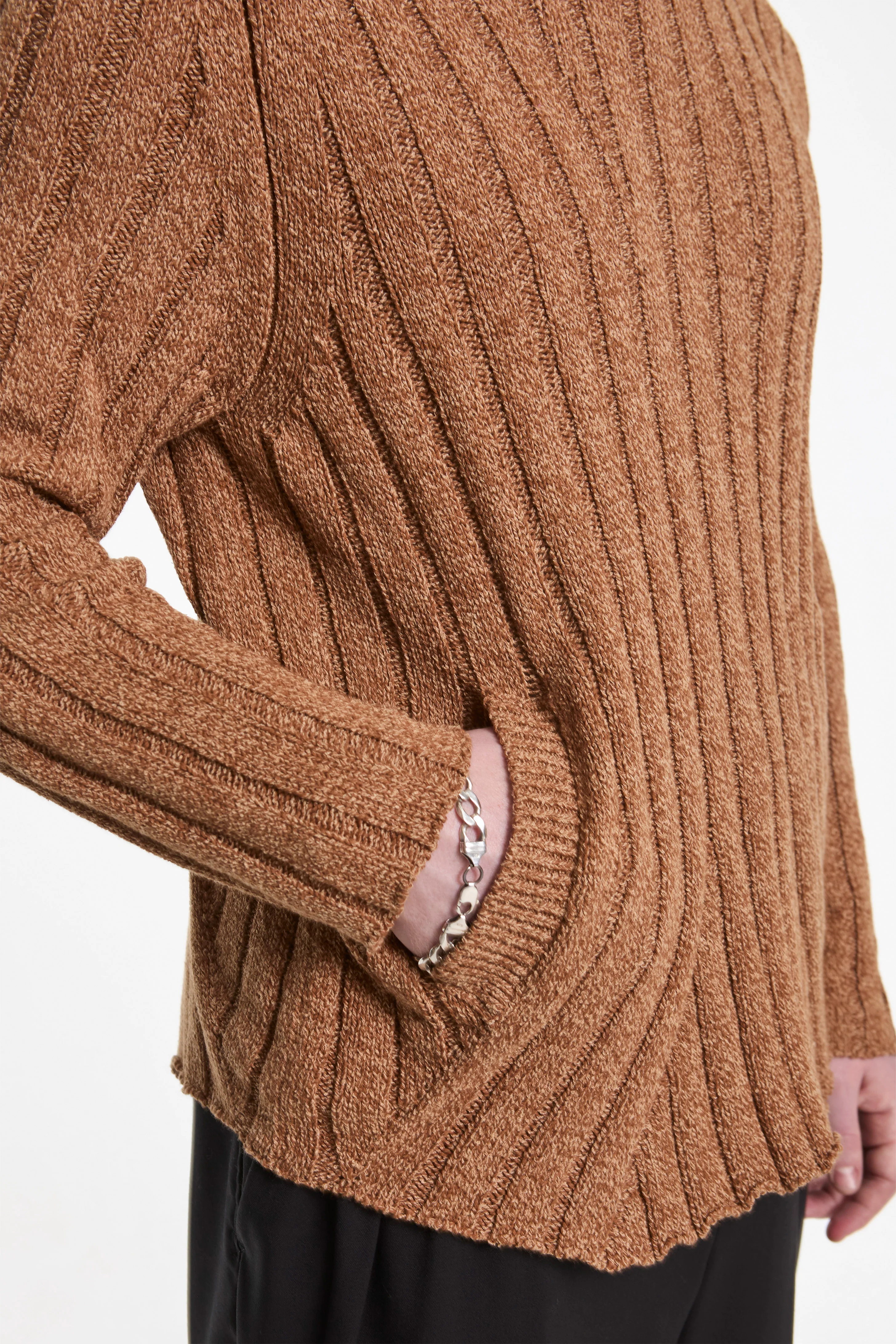 Kada Knit Pullover Ochre Melange - Image 3