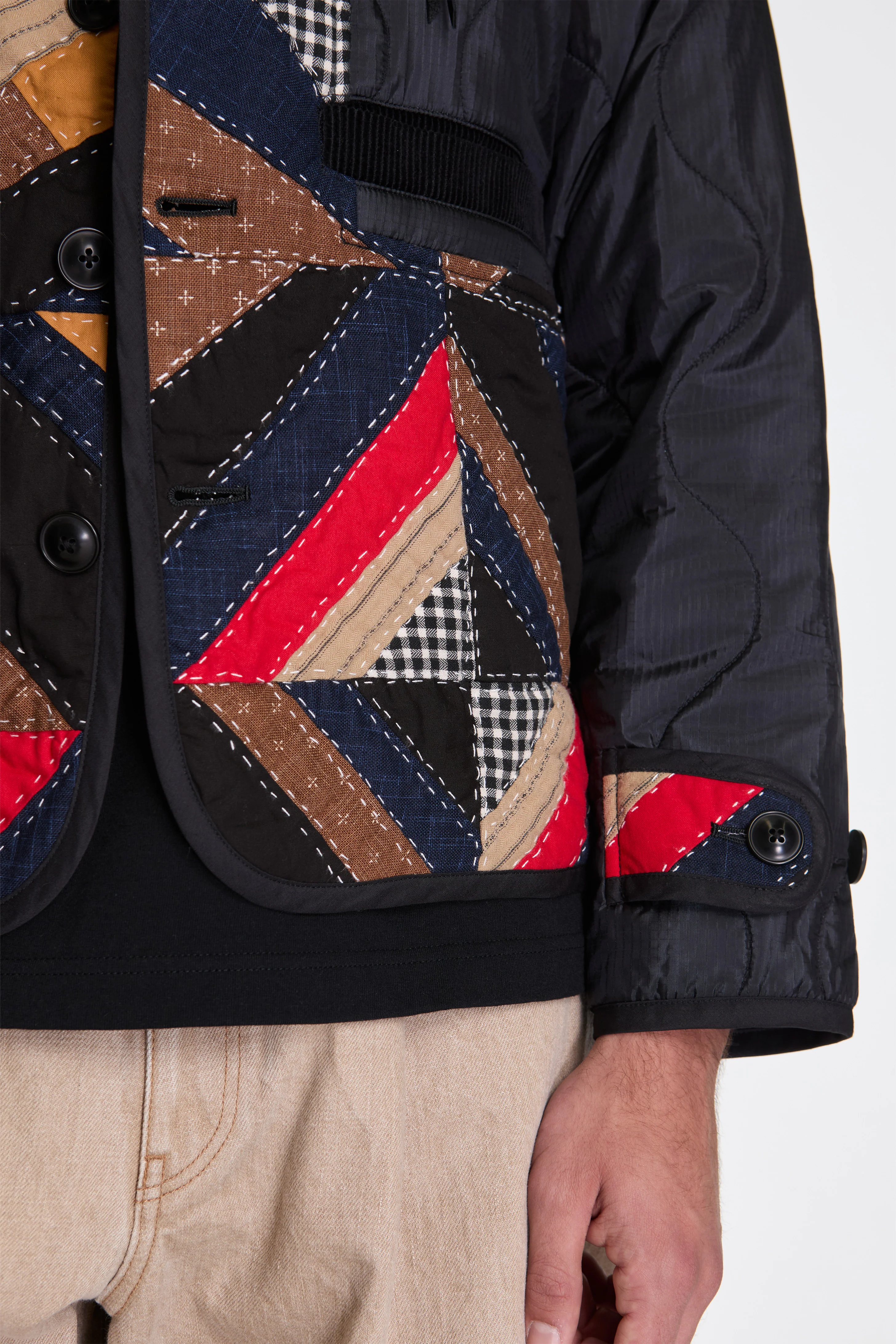 Quilt Jacket Navy - Image 5