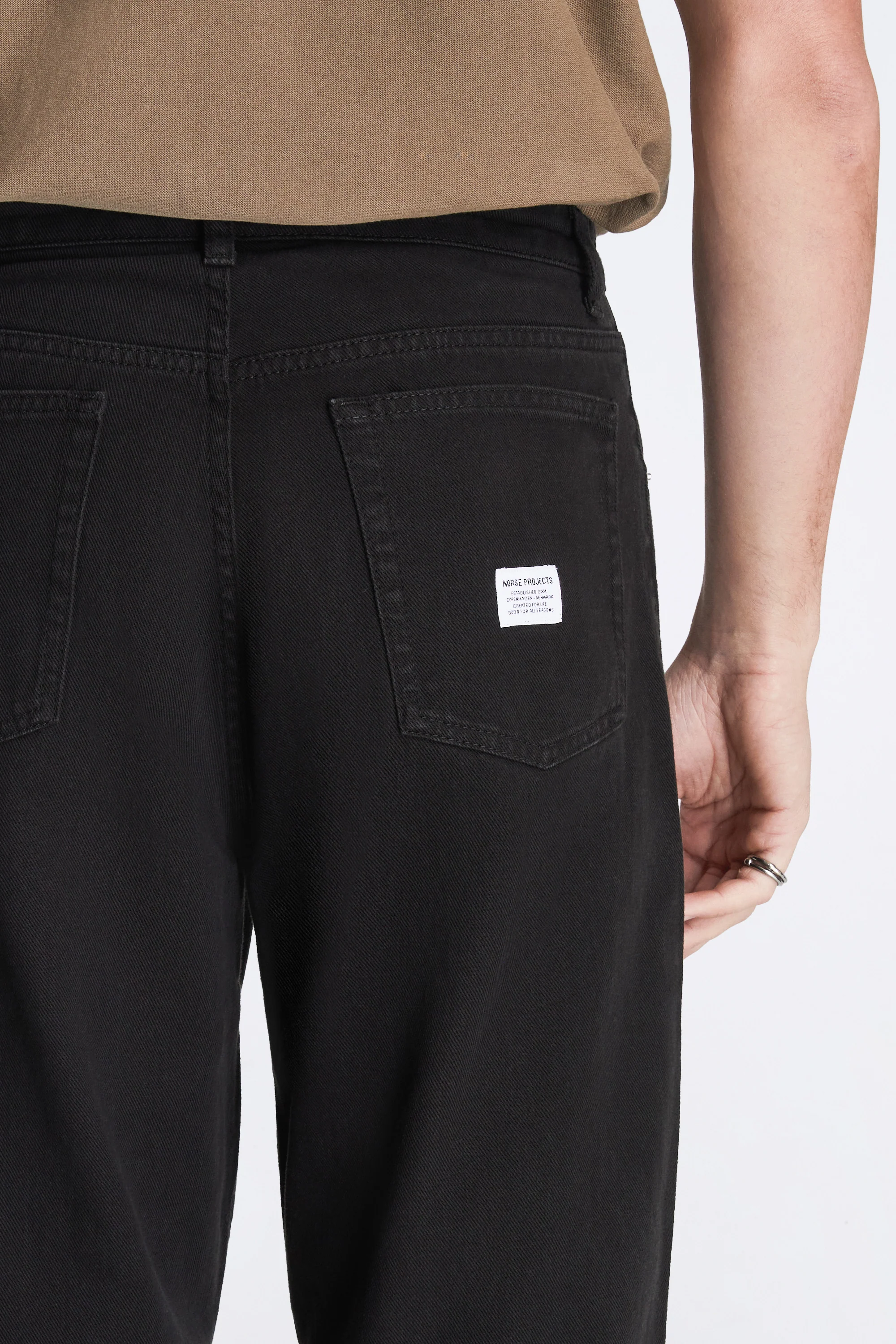 Korshavn Relaxed 5 Pocket Heavy Twill Black - Image 3