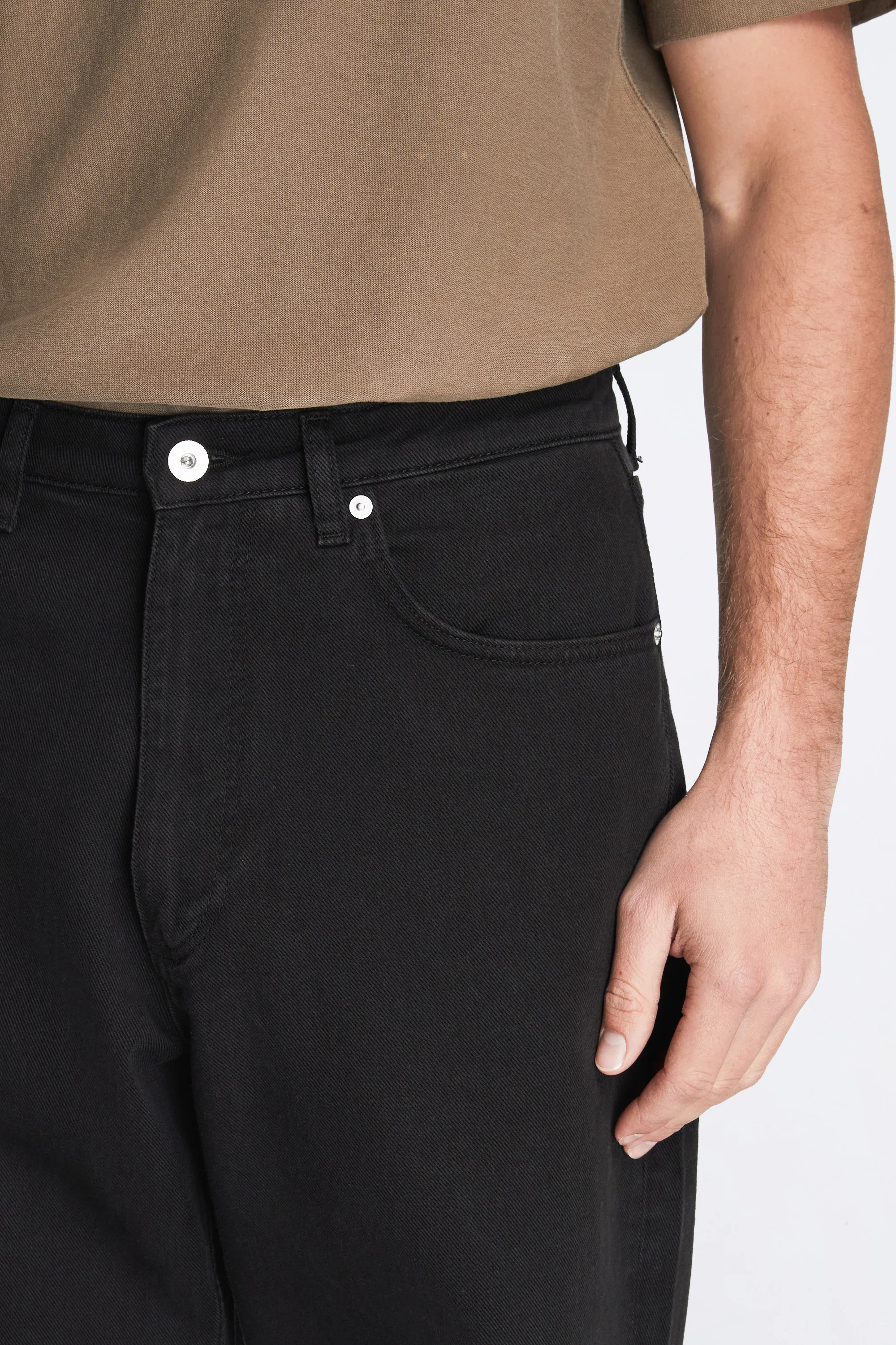 Korshavn Relaxed 5 Pocket Heavy Twill Black - Image 4