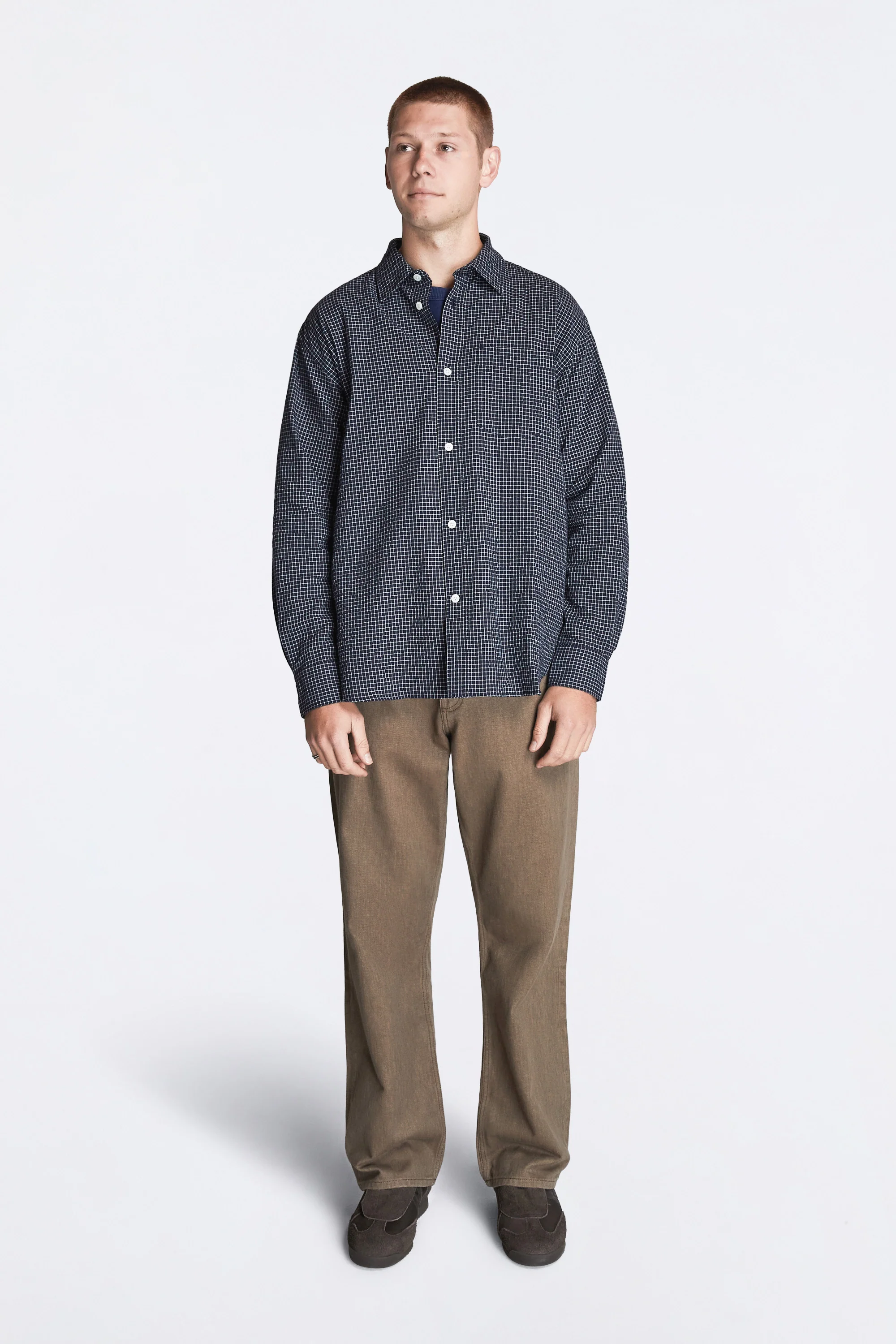 Korshavn Relaxed 5 Pocket Resist Dyed Twill Walnut - Image 5