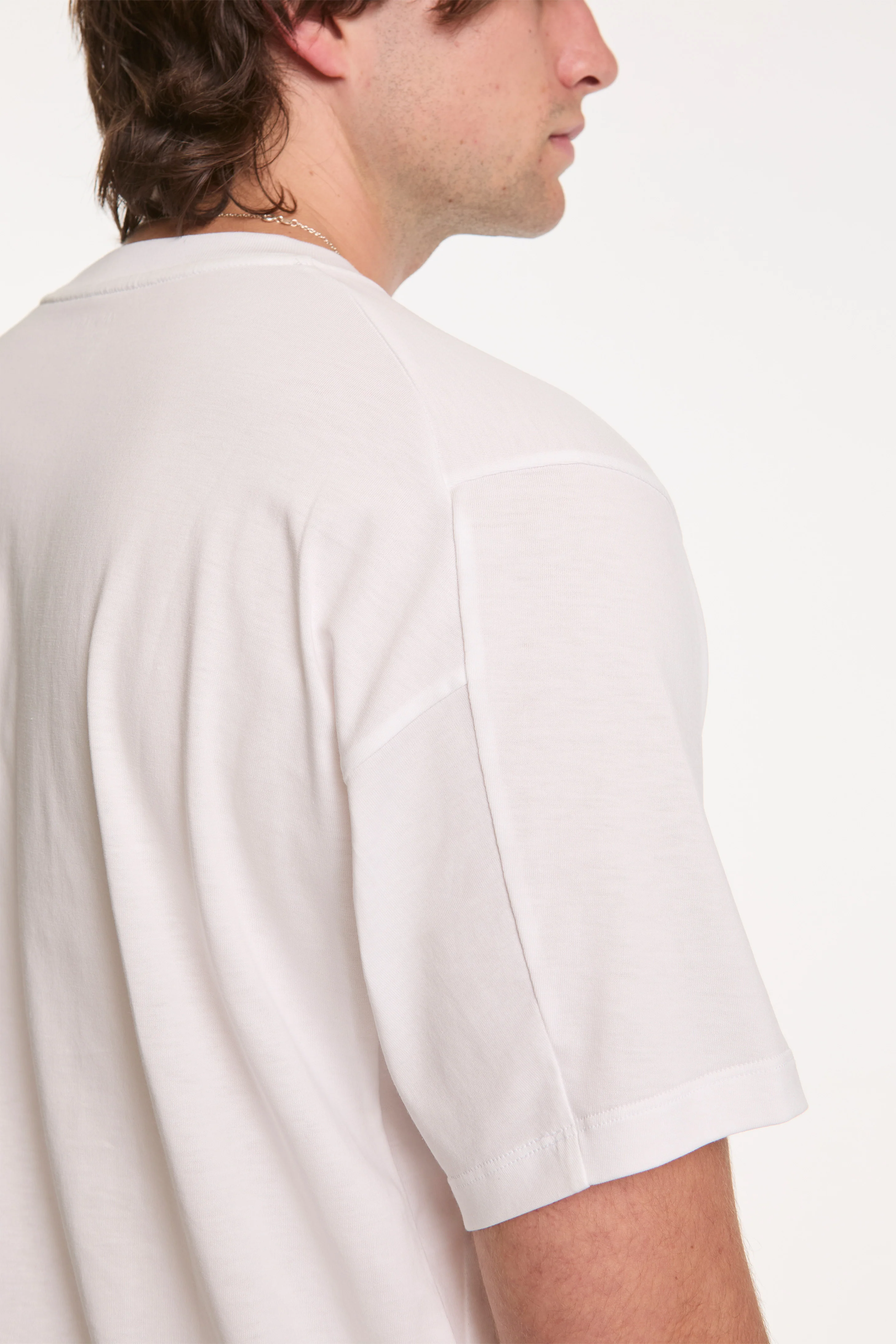 Kragg Sl Cotton Ss M White Light - Image 4