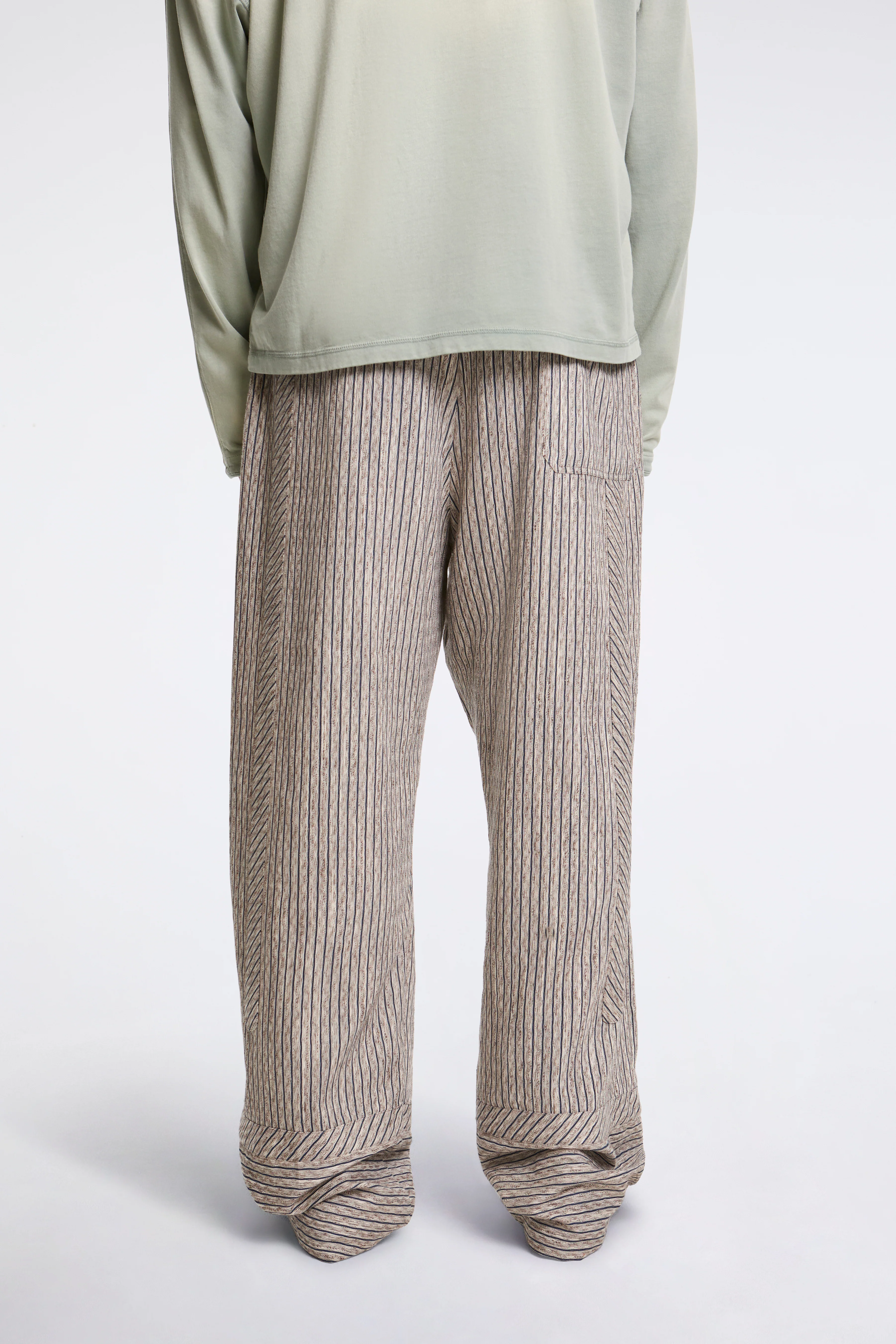 Kyan Trouser Tan & Blue - Image 4