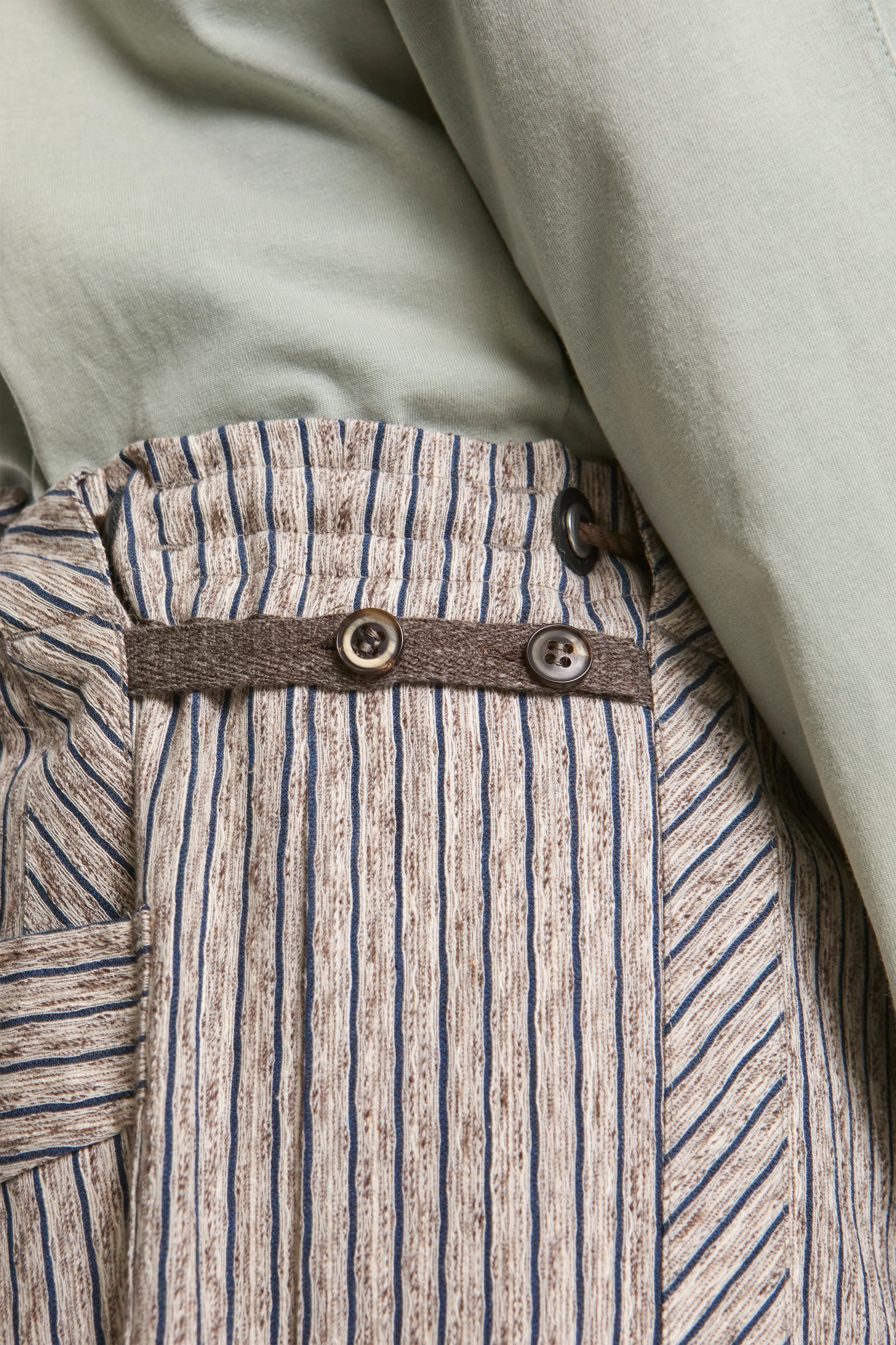 Kyan Trouser Tan & Blue - Image 6