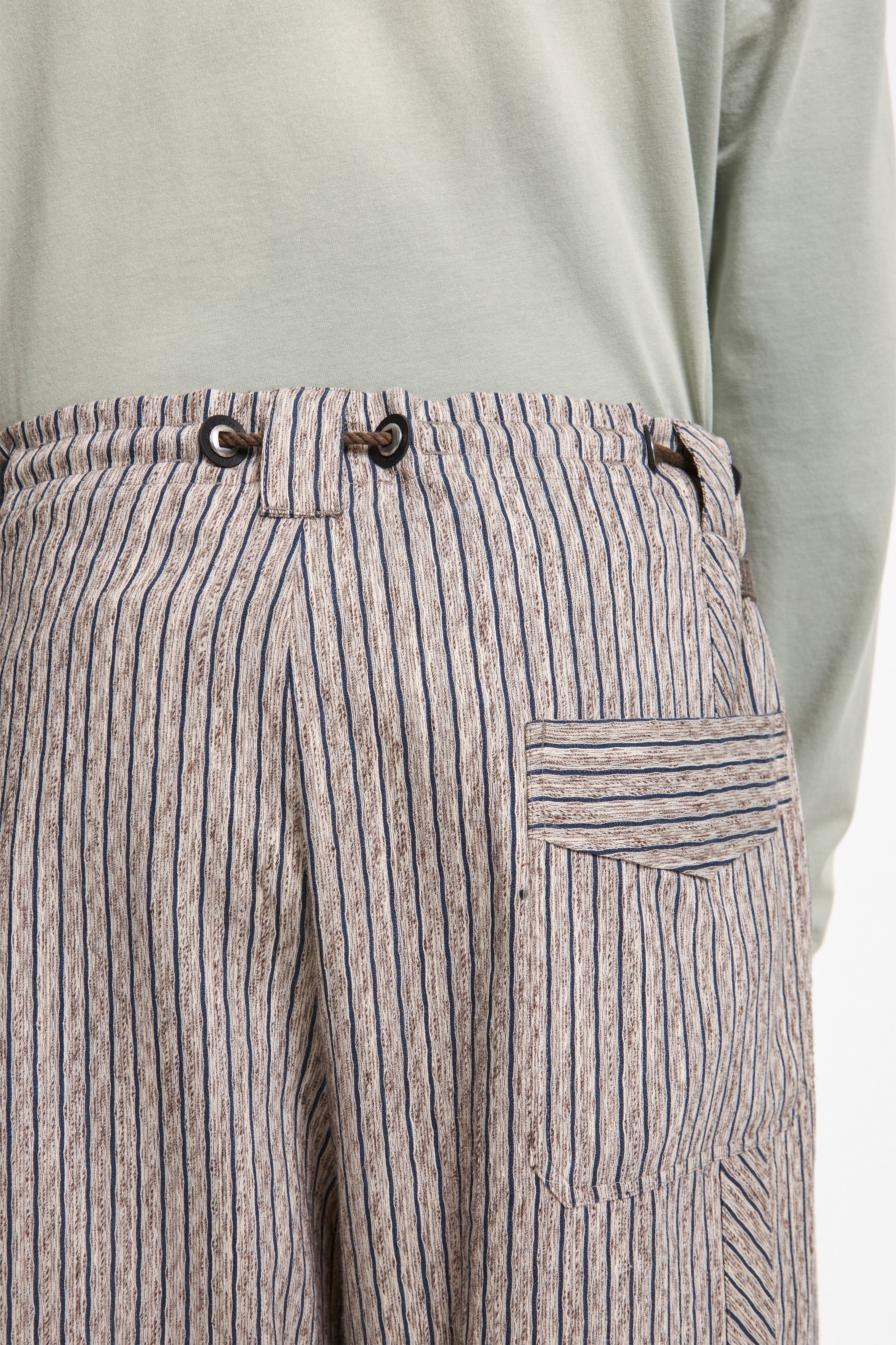 Kyan Trouser Tan & Blue - Image 7