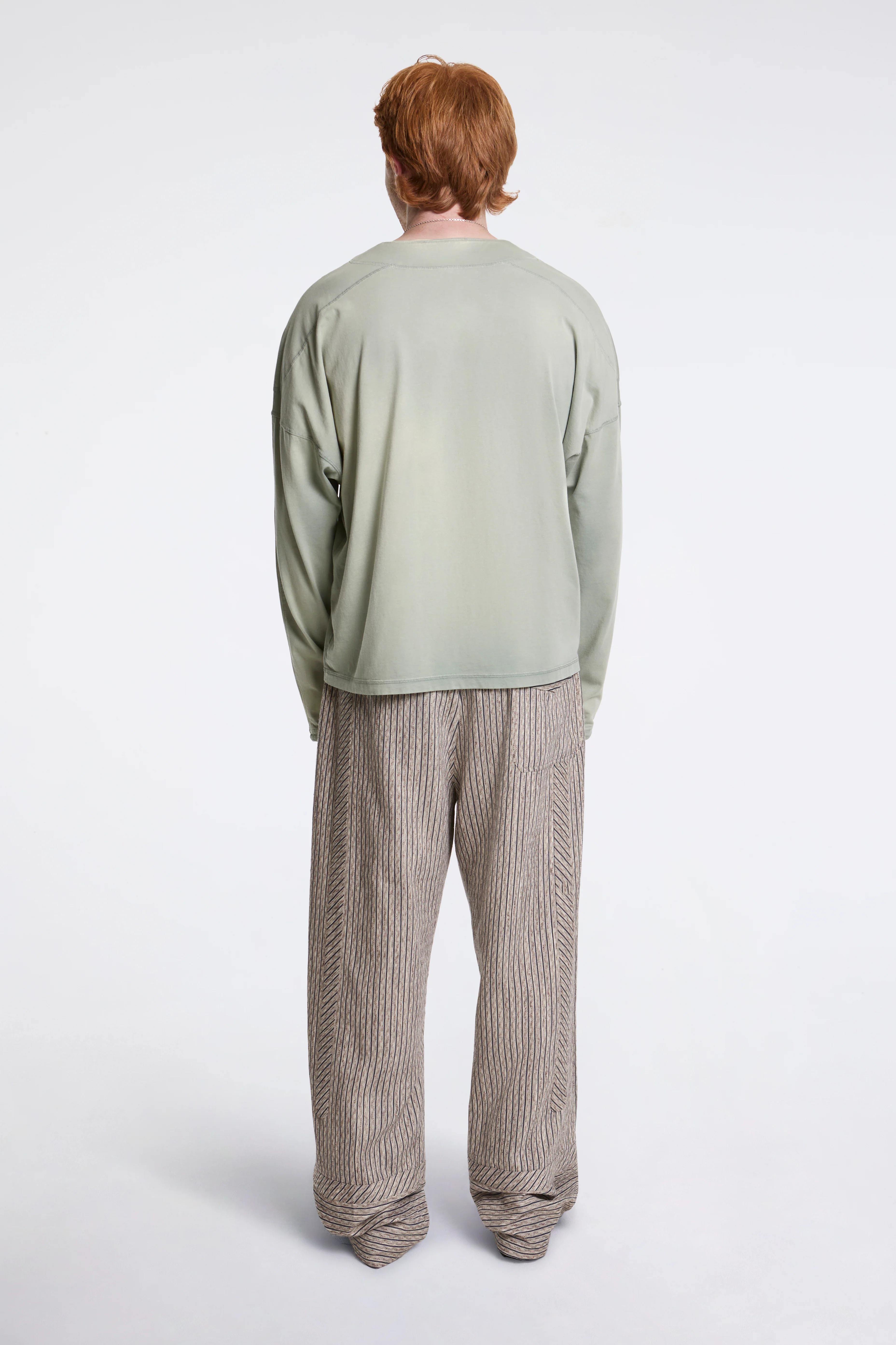Kyan Trouser Tan & Blue - Image 8