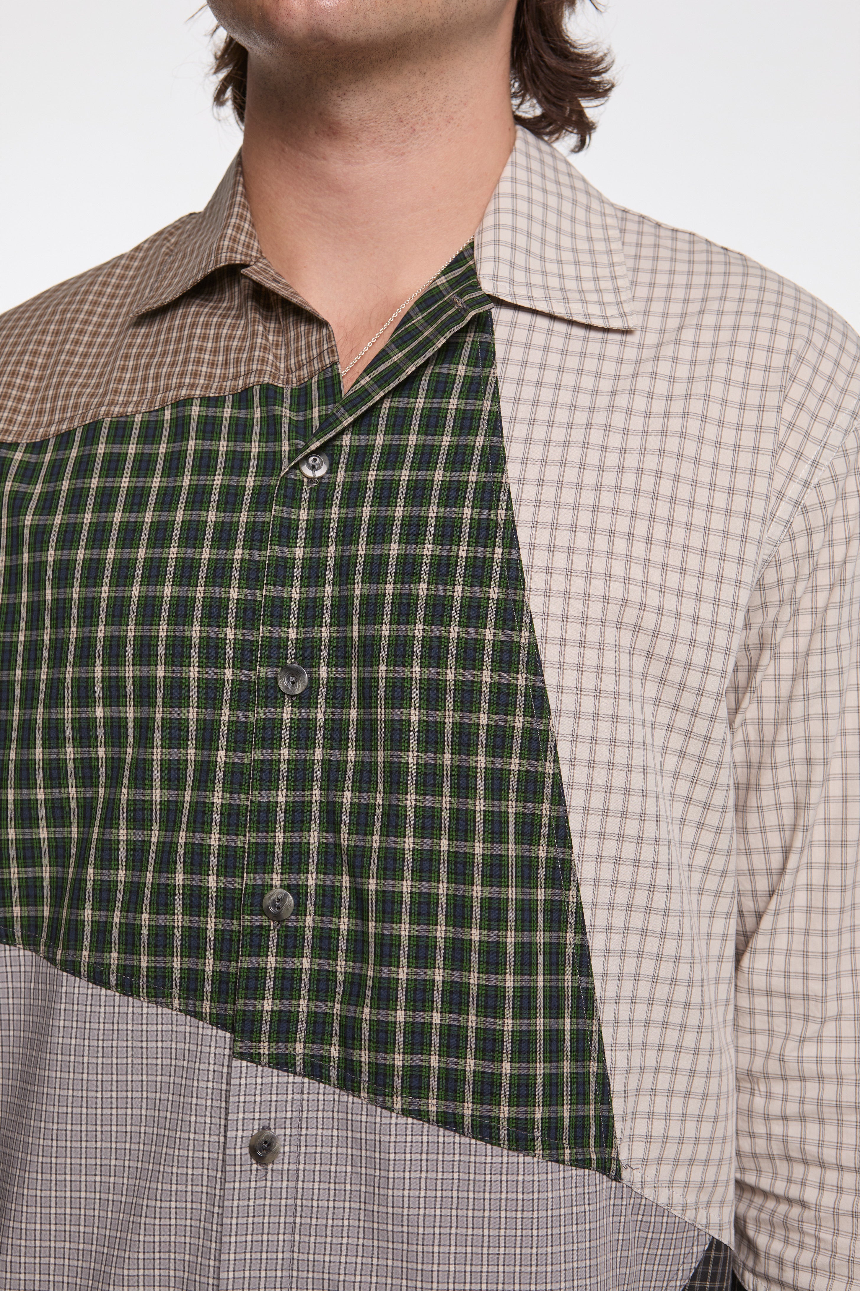 L/S Oversized Shirt Multi - Image 3