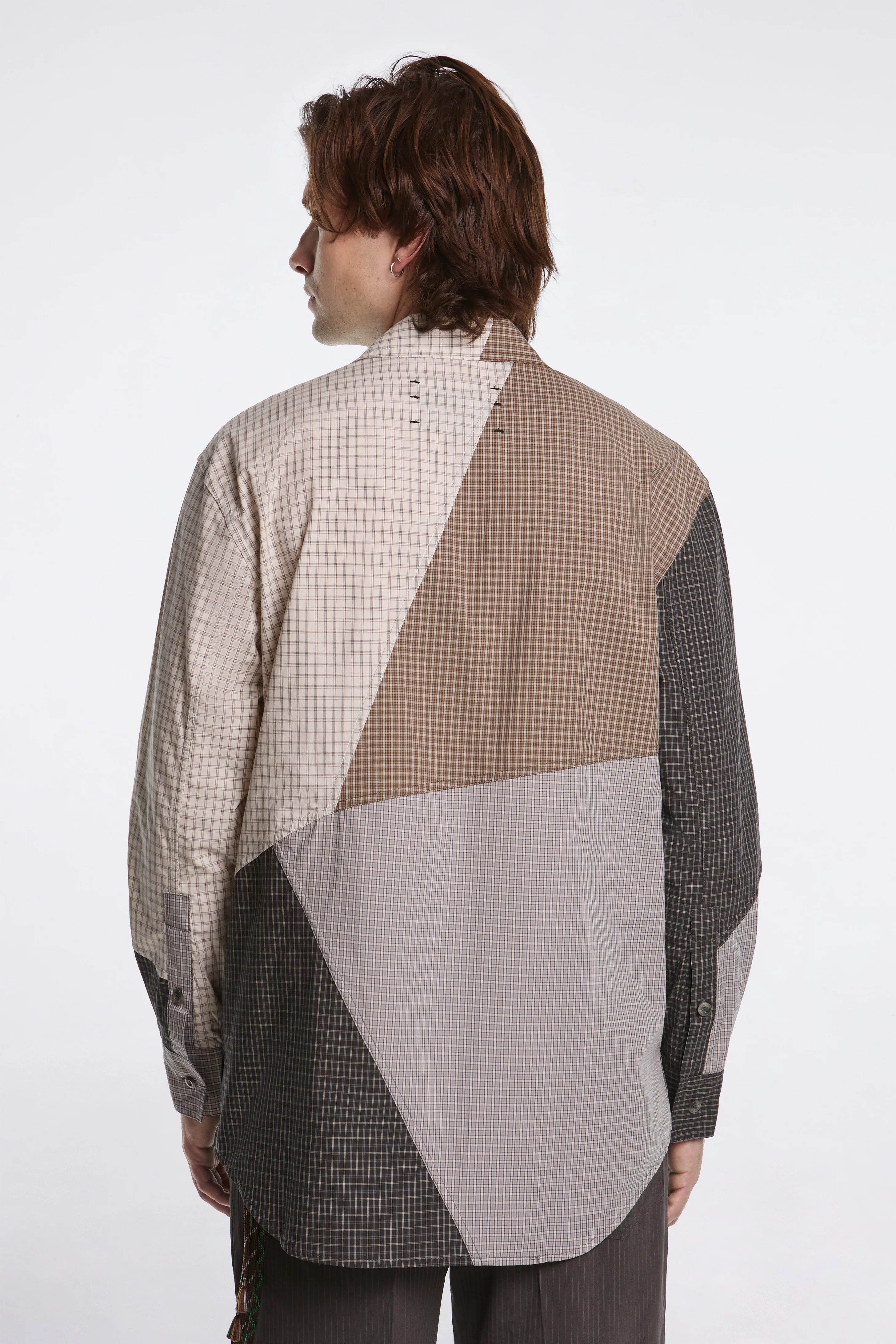 L/S Oversized Shirt Multi - Image 4