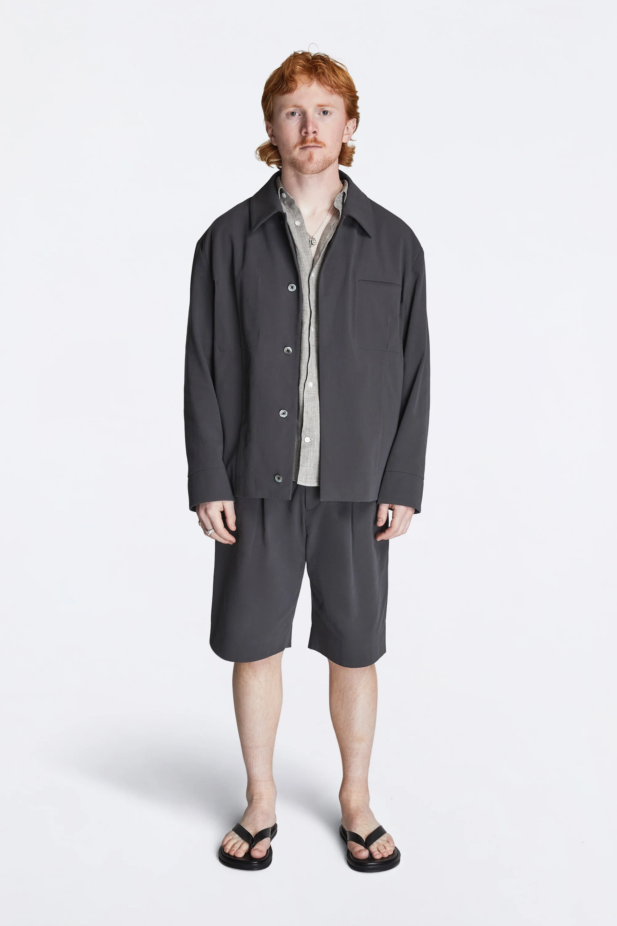 Lao Blouson Organic Charcoal - Image 4