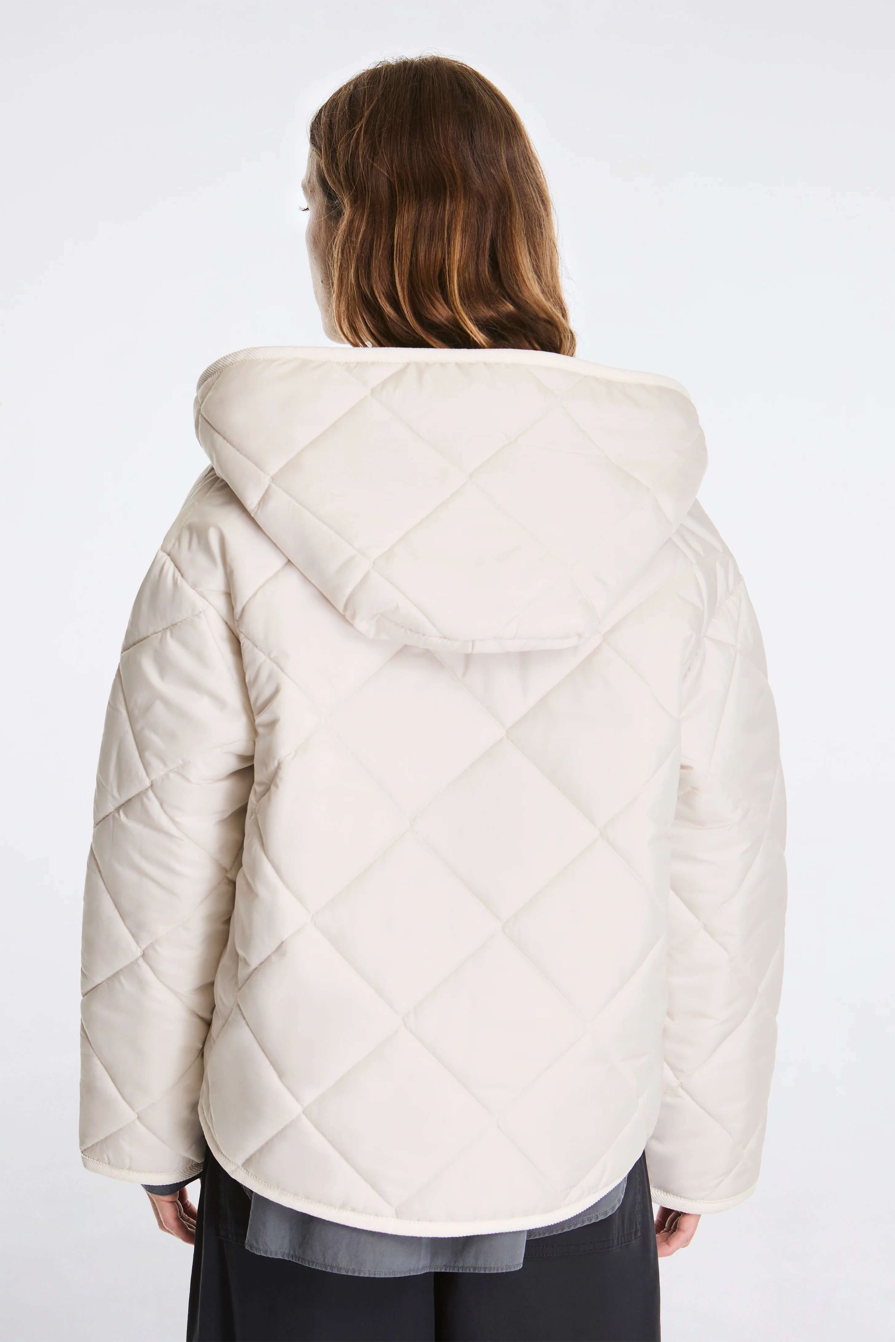 Big Quilt Zipped Craydon Womens Moonbeam/Silver - Image 4