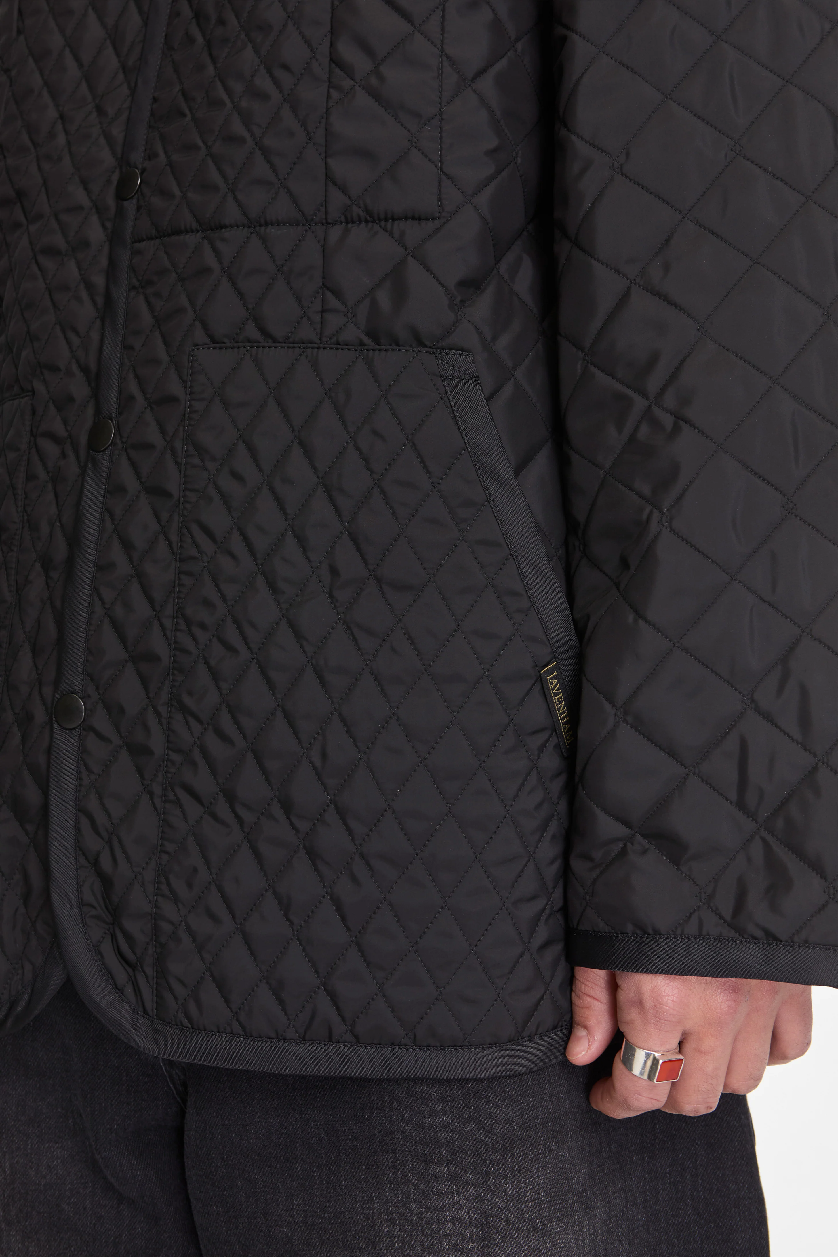 Paneled Jacket Sable/Black - Image 6