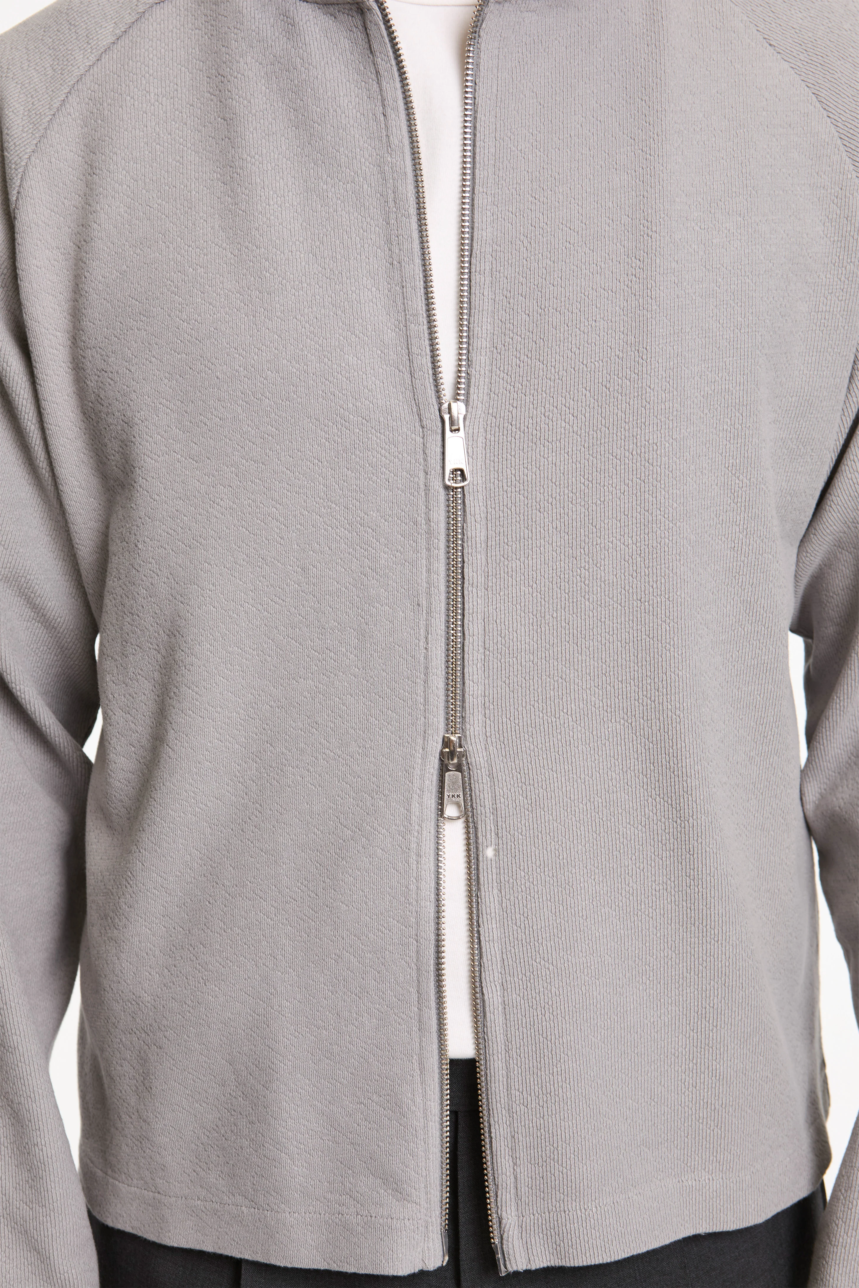Leisure Zip Up Mineral Grey Needle Jump - Image 3