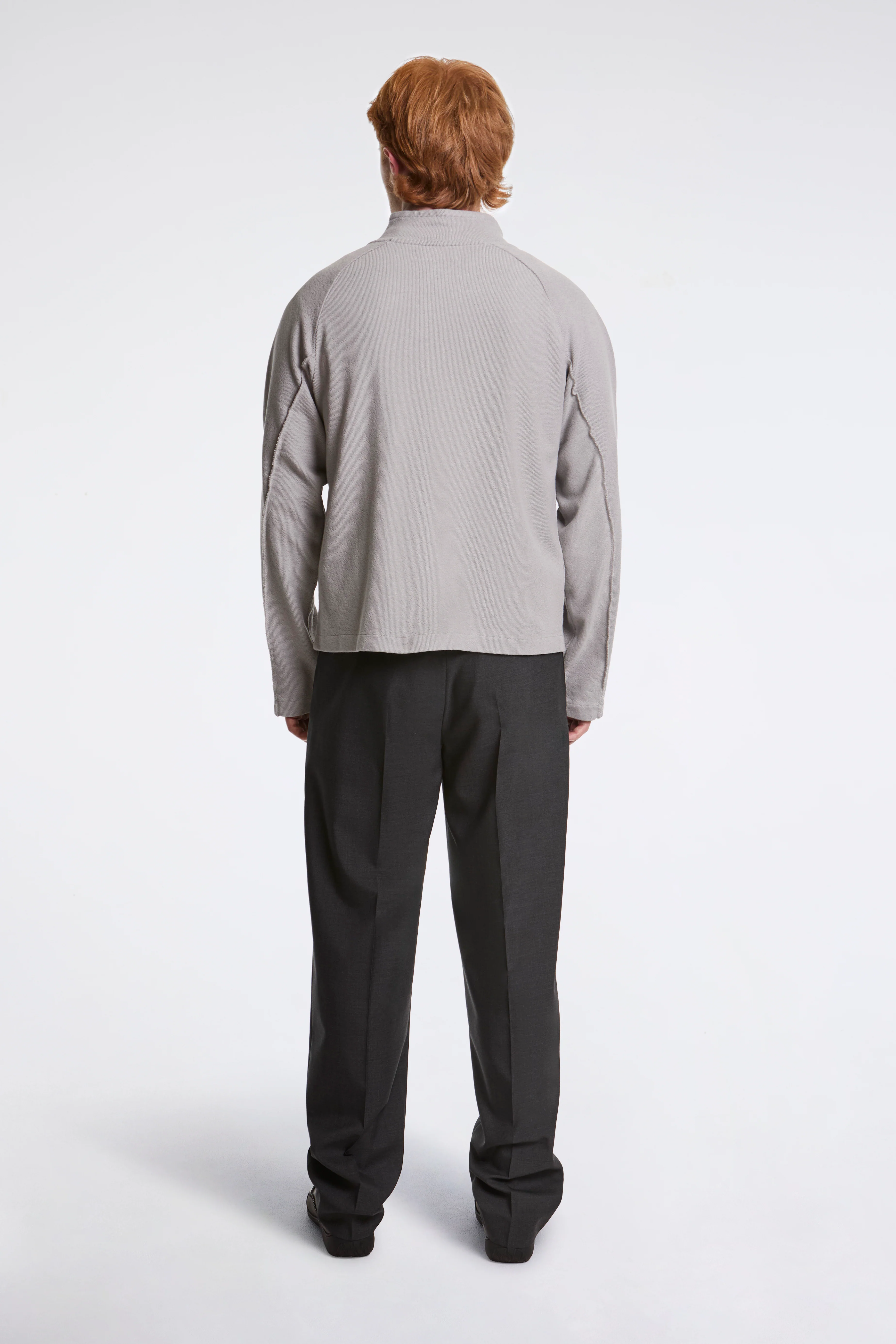 Leisure Zip Up Mineral Grey Needle Jump - Image 7