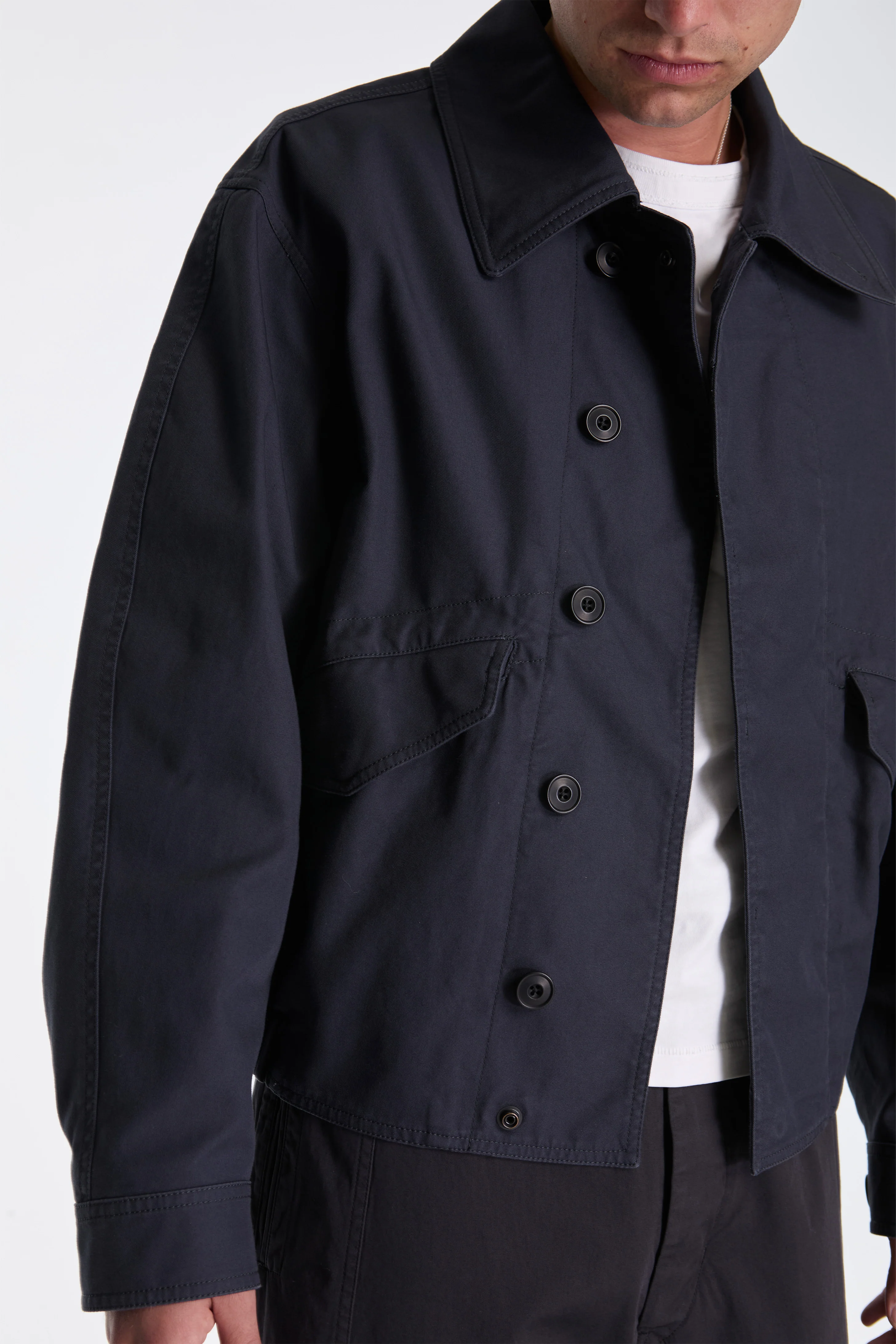 Boxy Blouson Graphite Blue - Image 6
