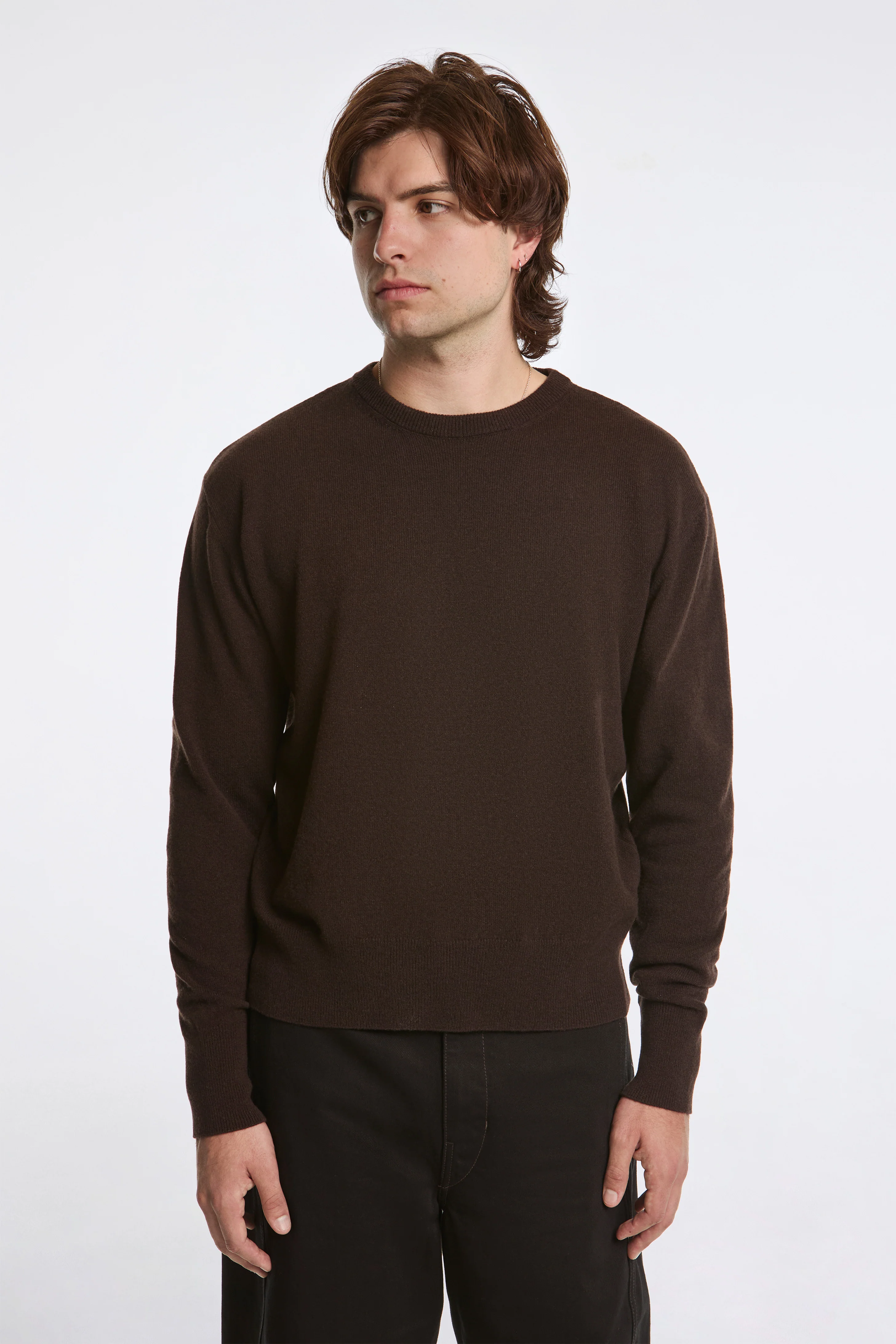 Crew Neck Sweater Ebony - Image 2