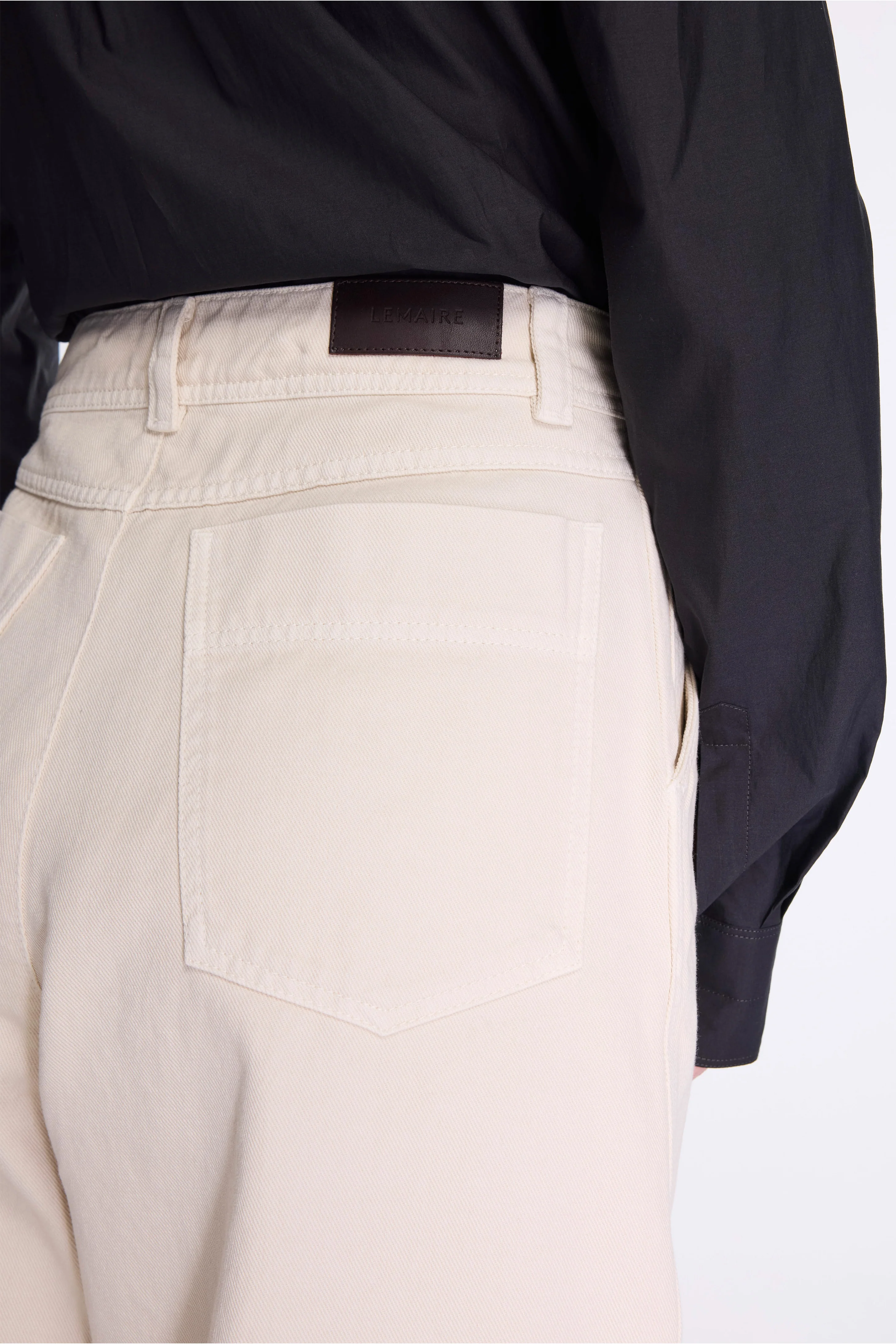 Large Pants Denim Snow Clay - Image 3