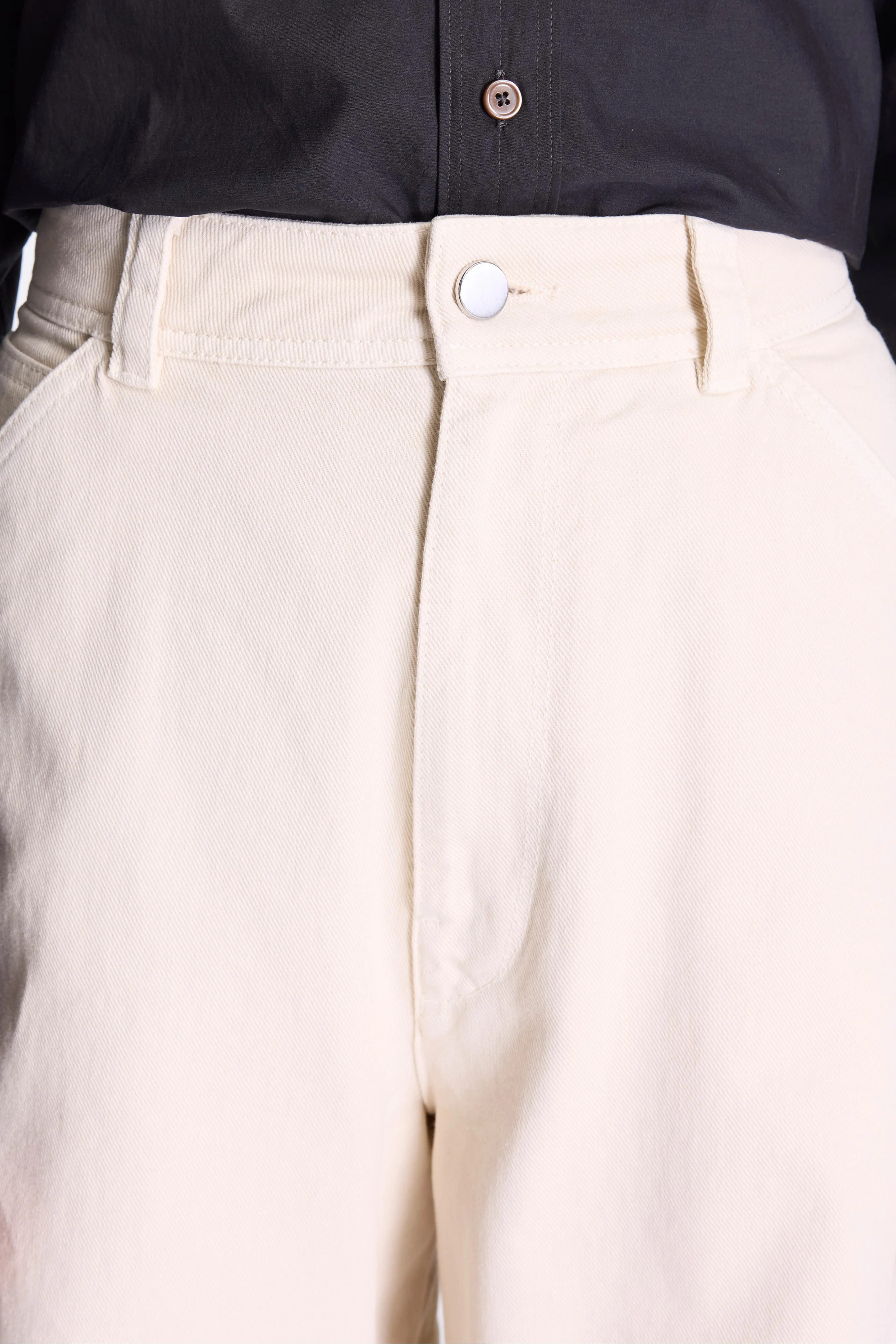 Large Pants Denim Snow Clay - Image 5