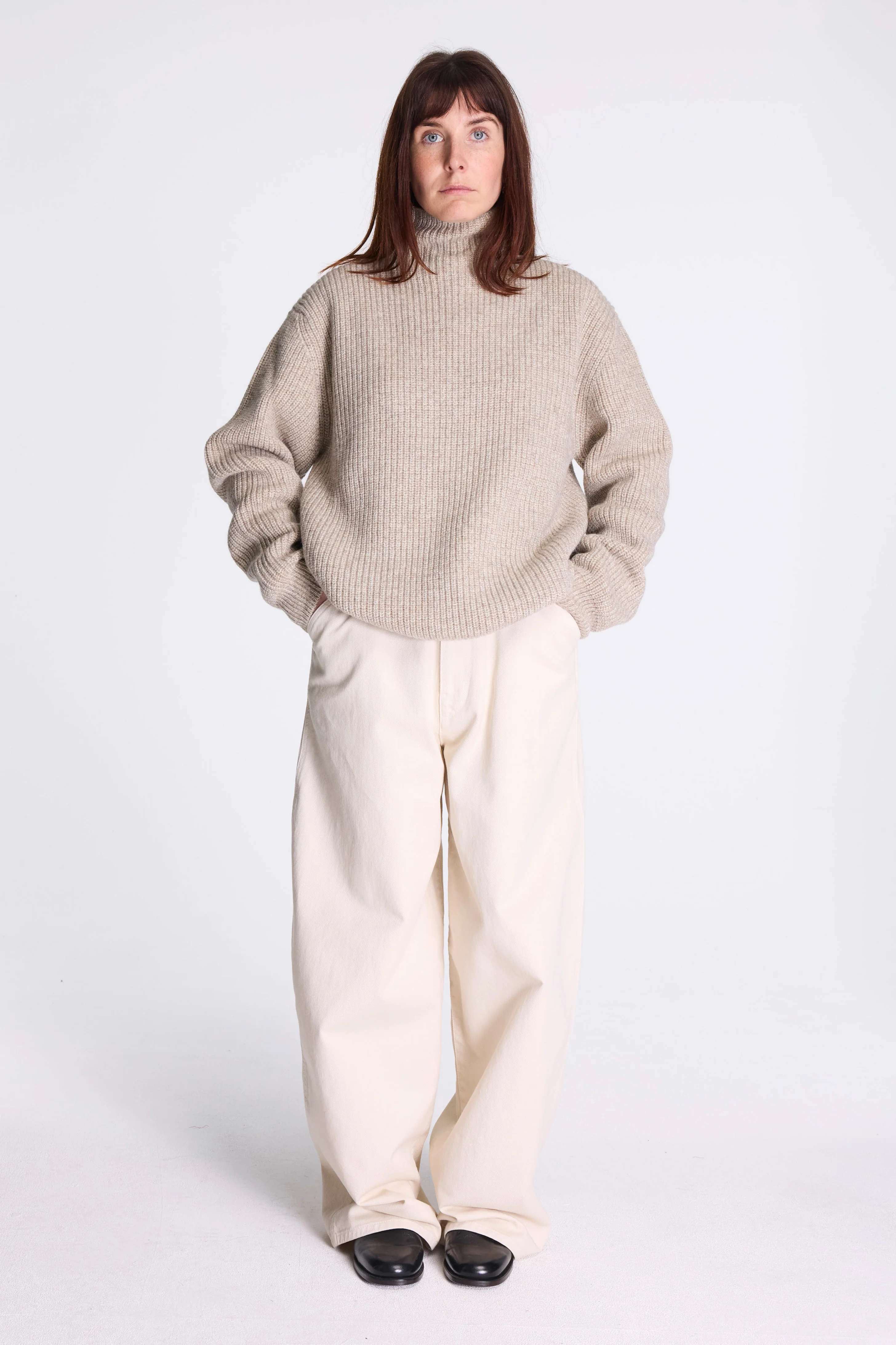 Large Pants Denim Snow Clay - Image 6