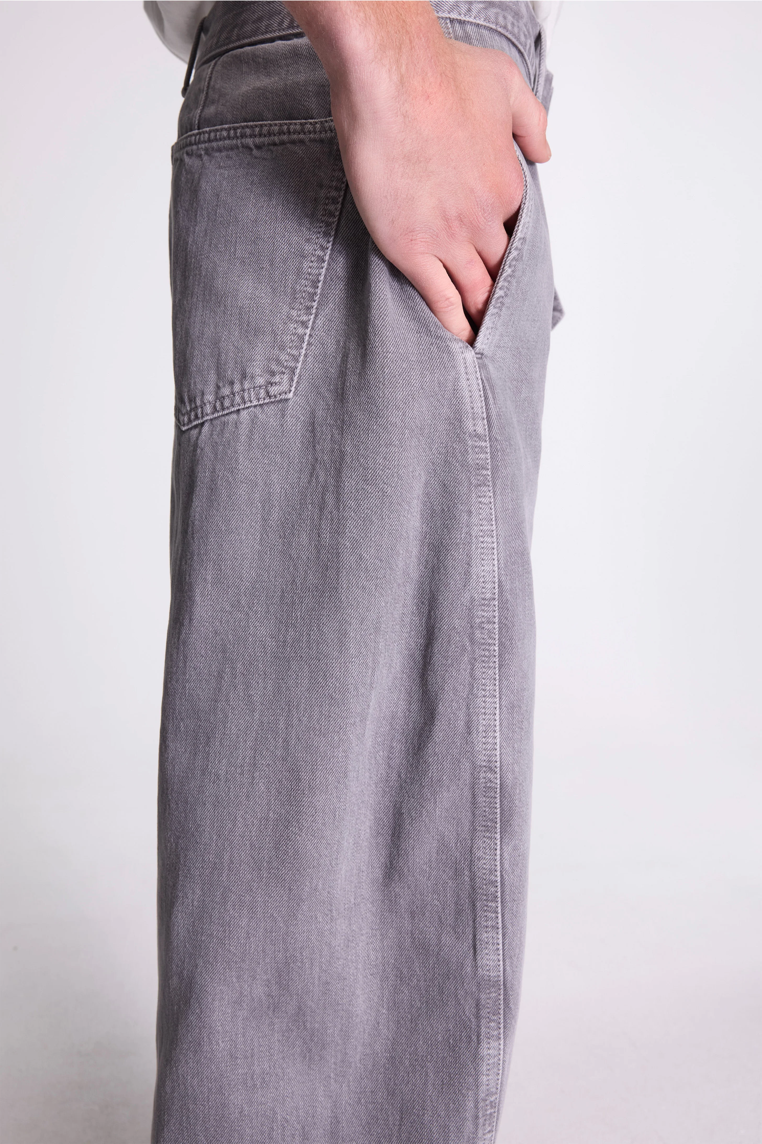 Twisted Belted Pants Heather - Image 4