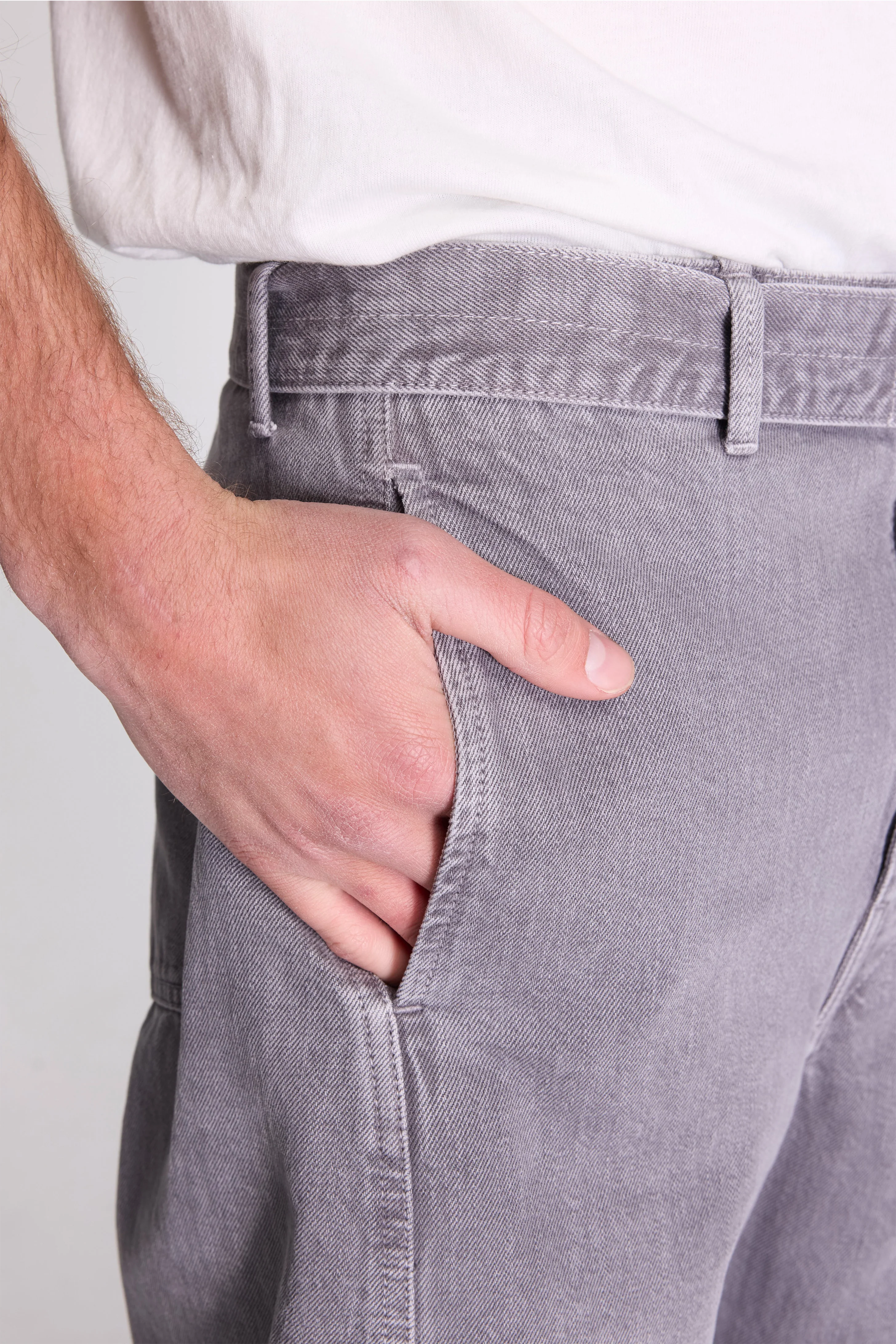 Twisted Belted Pants Heather - Image 5
