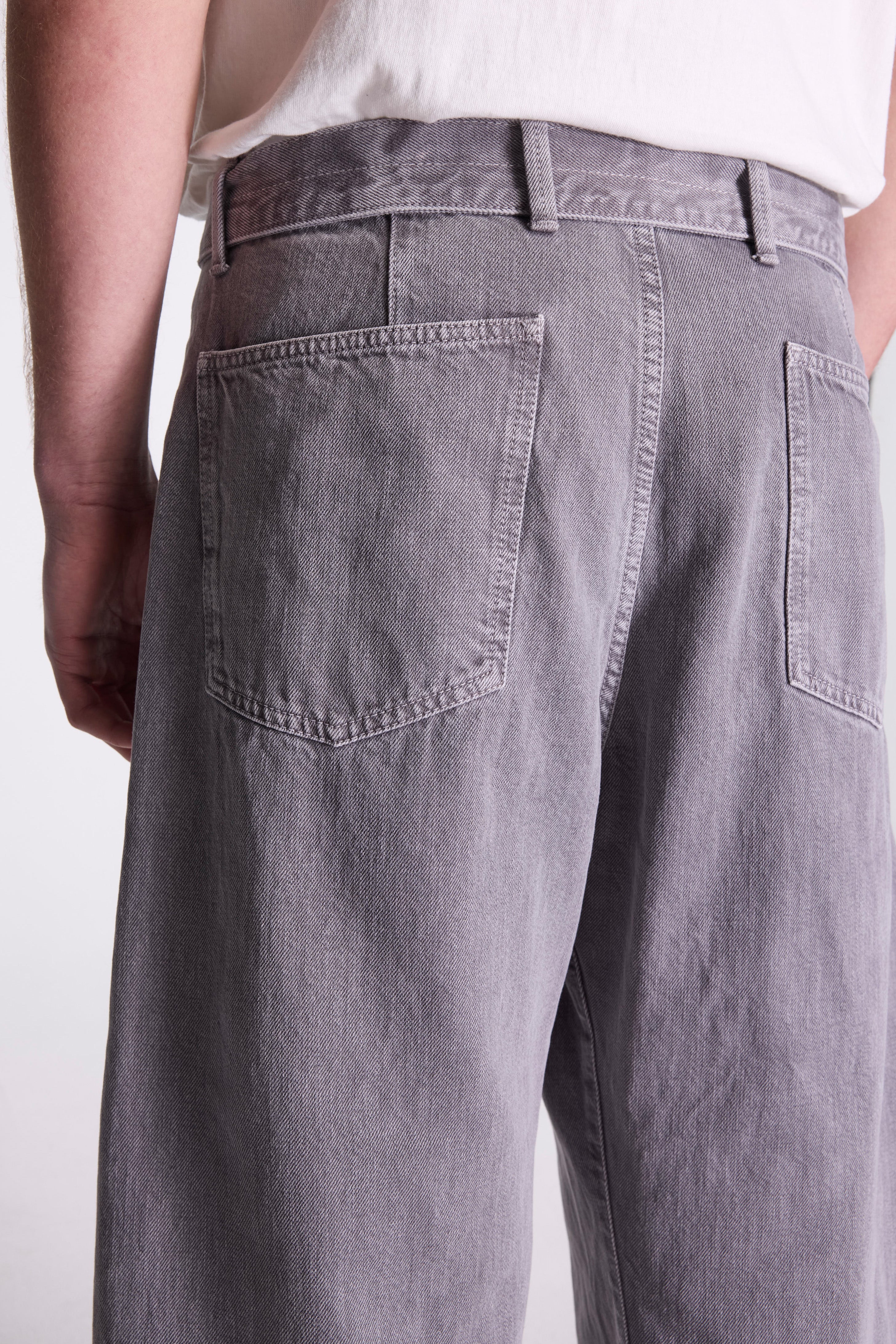 Twisted Belted Pants Heather - Image 6