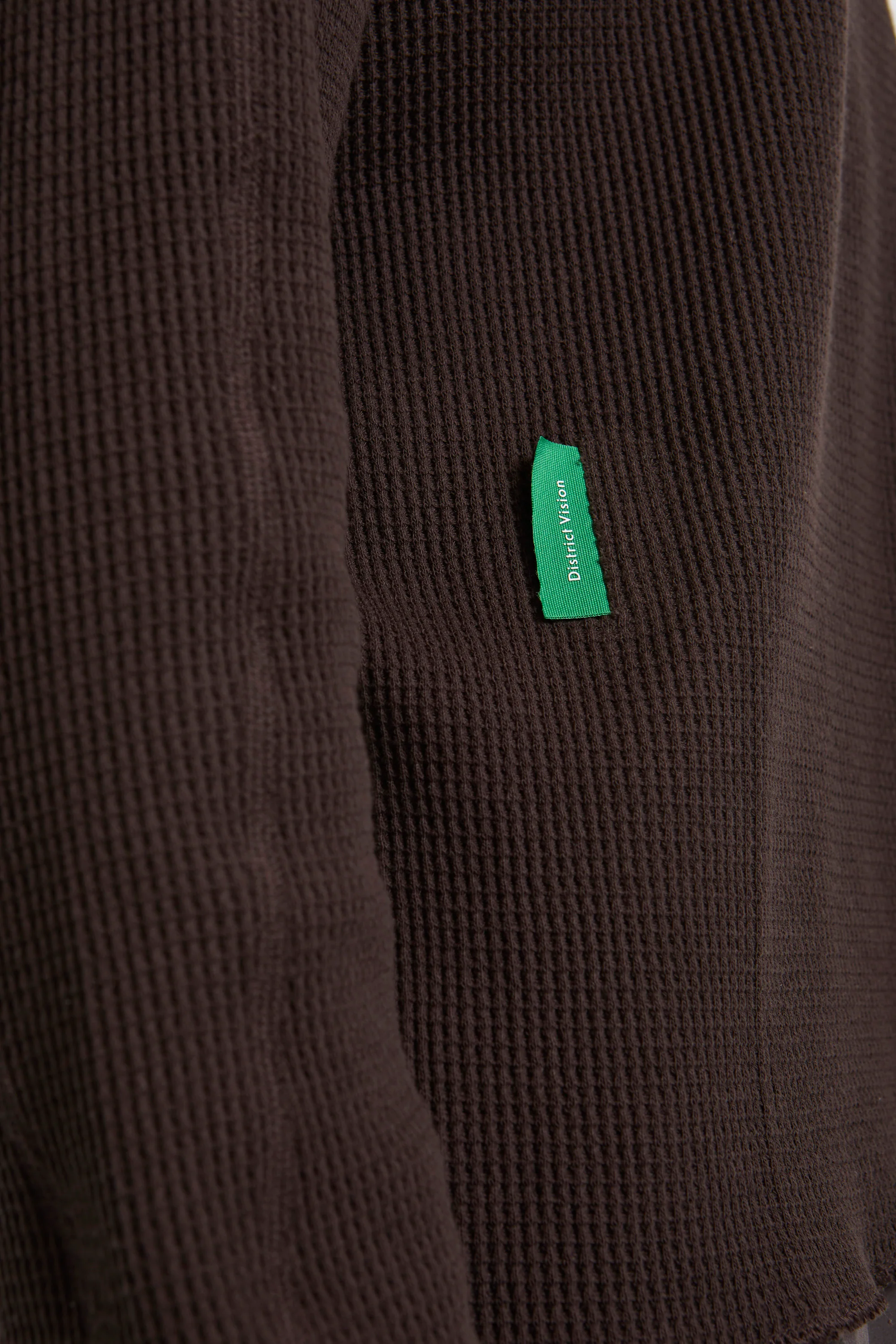 Long Sleeve Waffle Tee Umber - Image 4