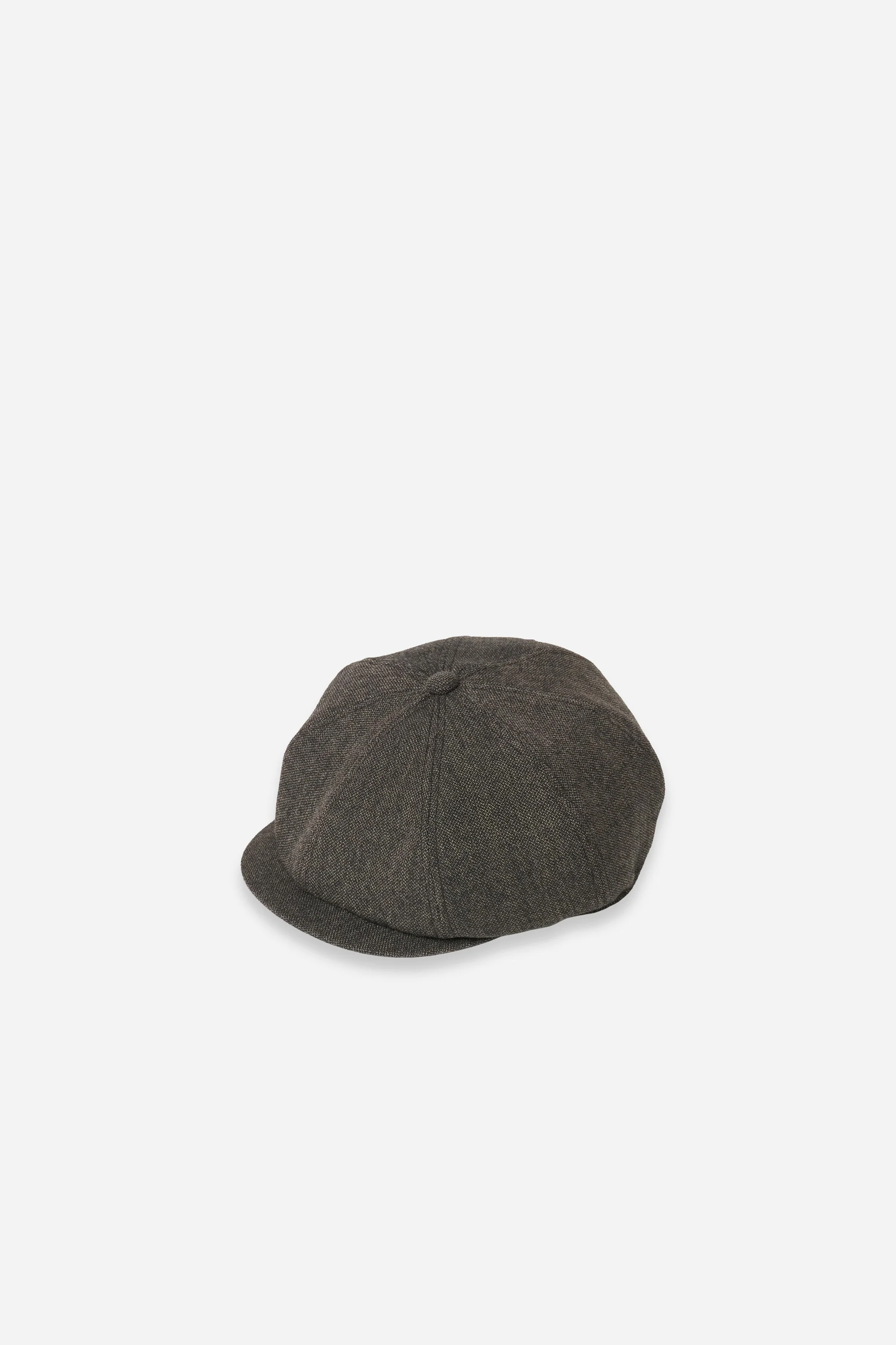 Lot.006 Newsboy Cap Melange Charcoal - Image 2