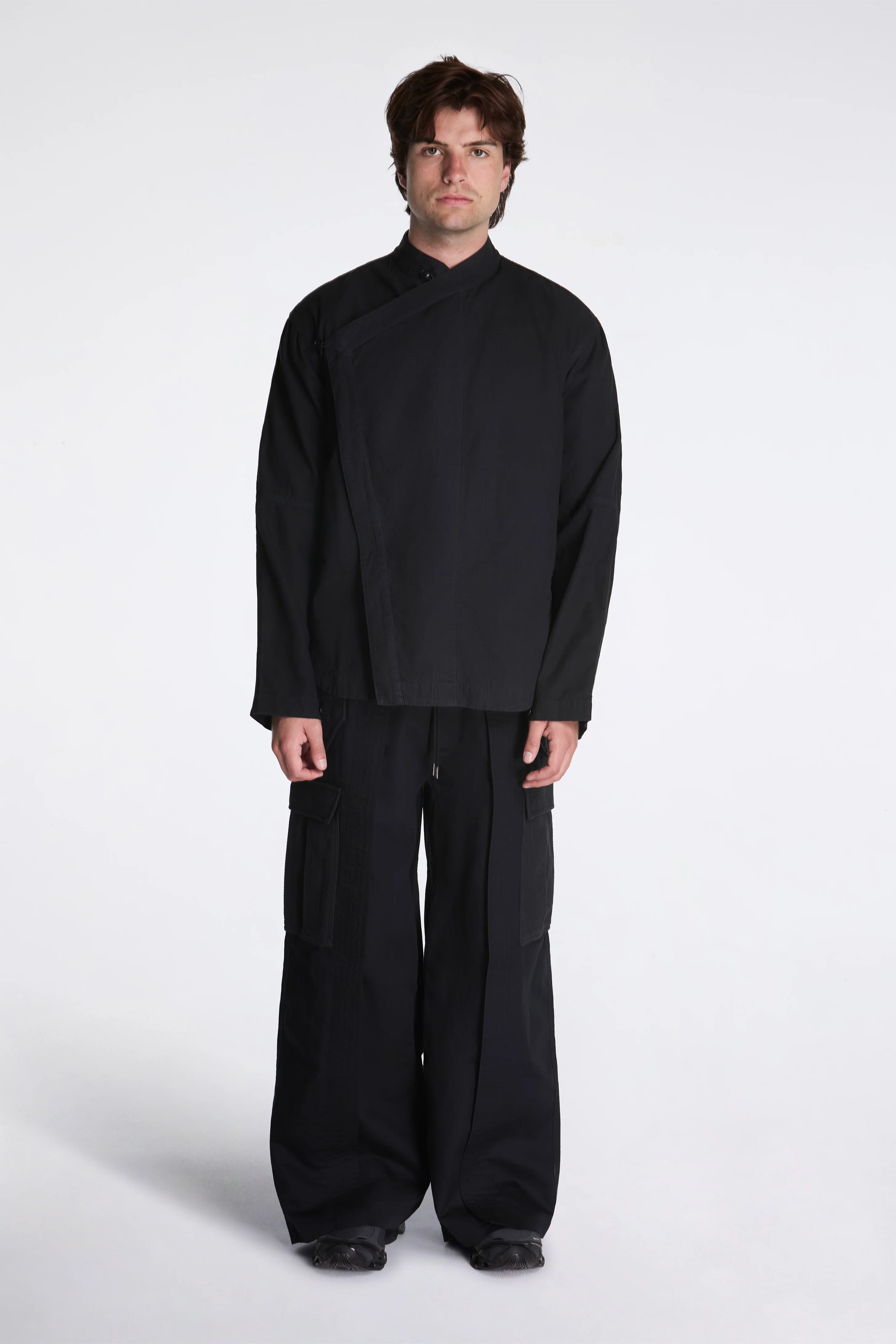 Asym Hanbok L/S Shirt Black - Image 6