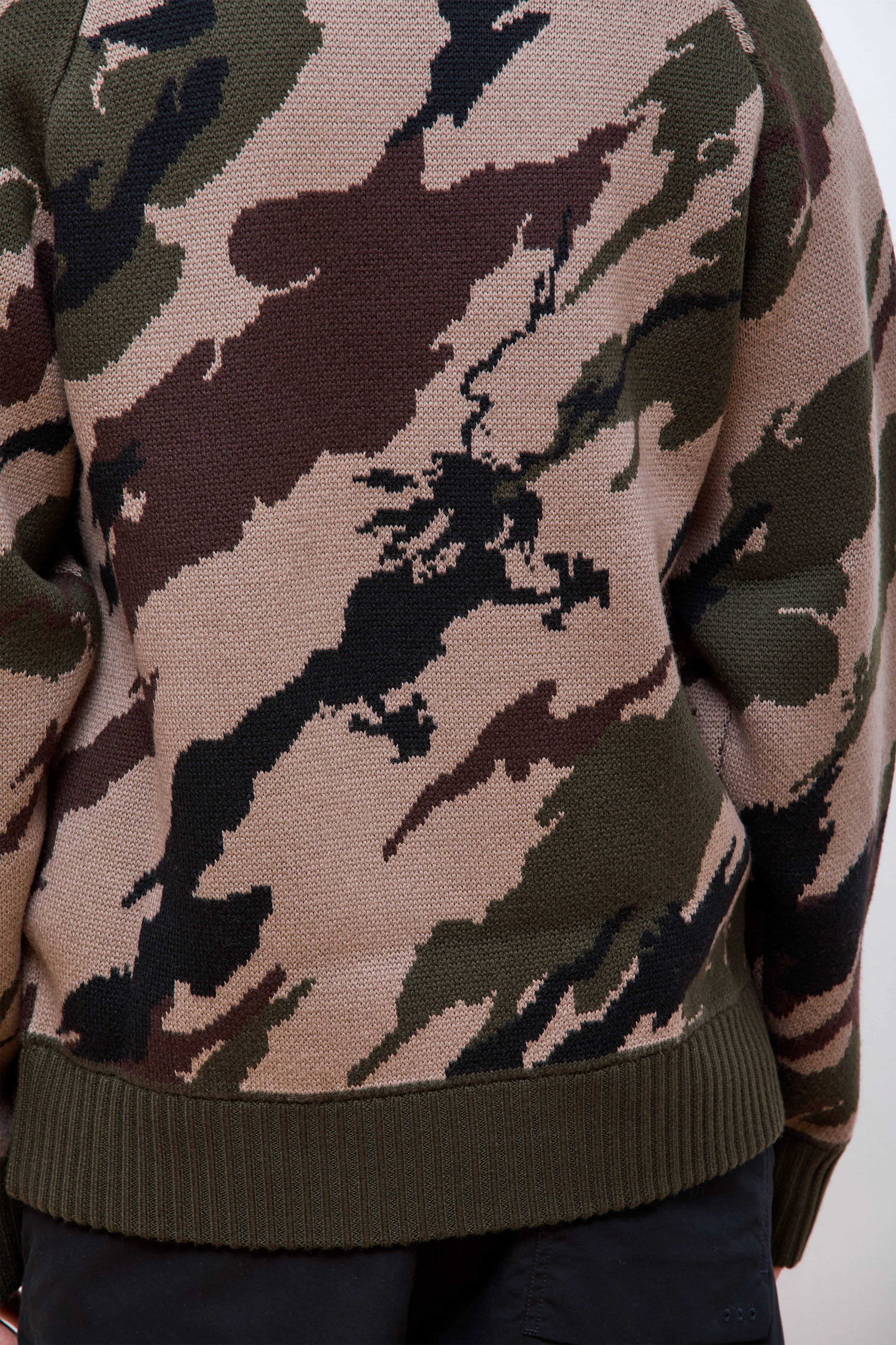 Camo Knitted Kimono Woodland - Image 6