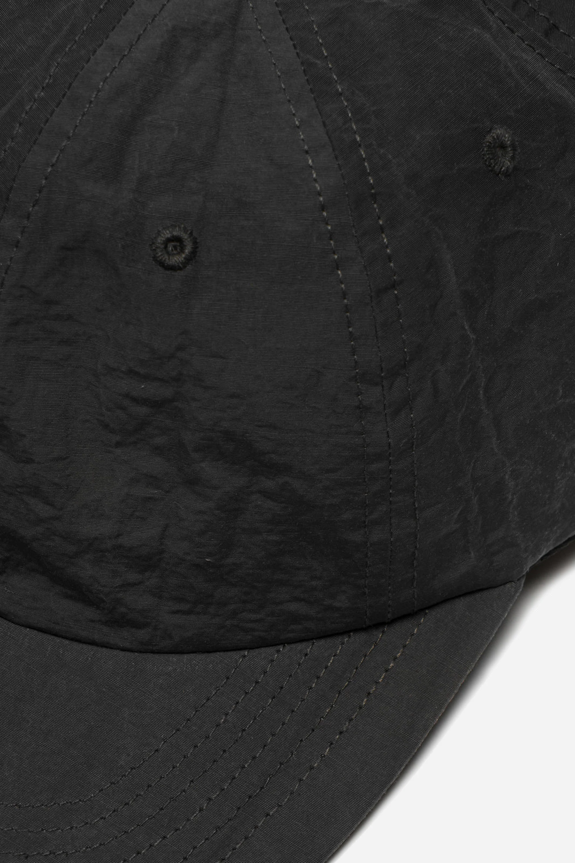 Salt Nylon 6 Panel Cap Black - Image 3