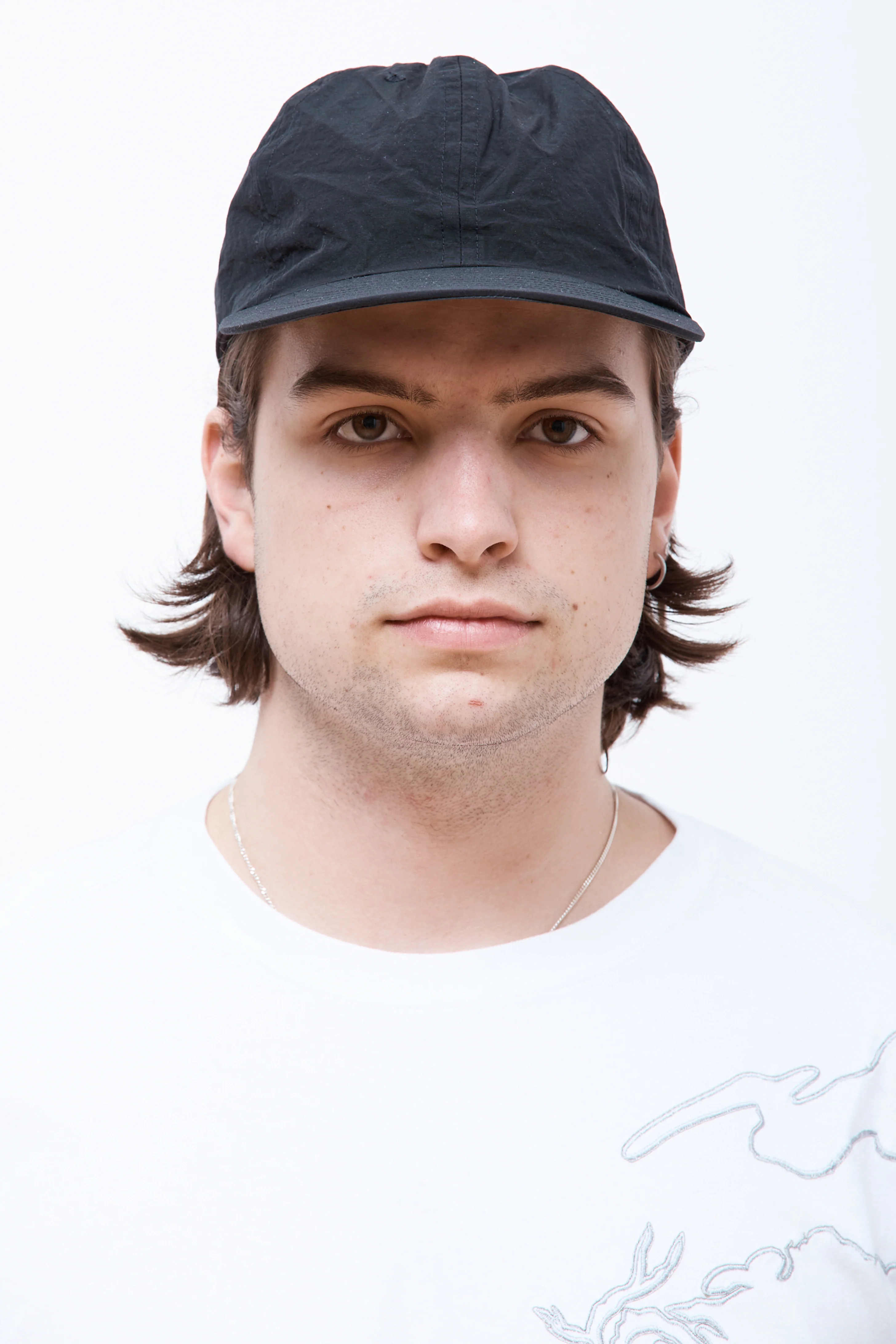 Salt Nylon 6 Panel Cap Black - Image 4