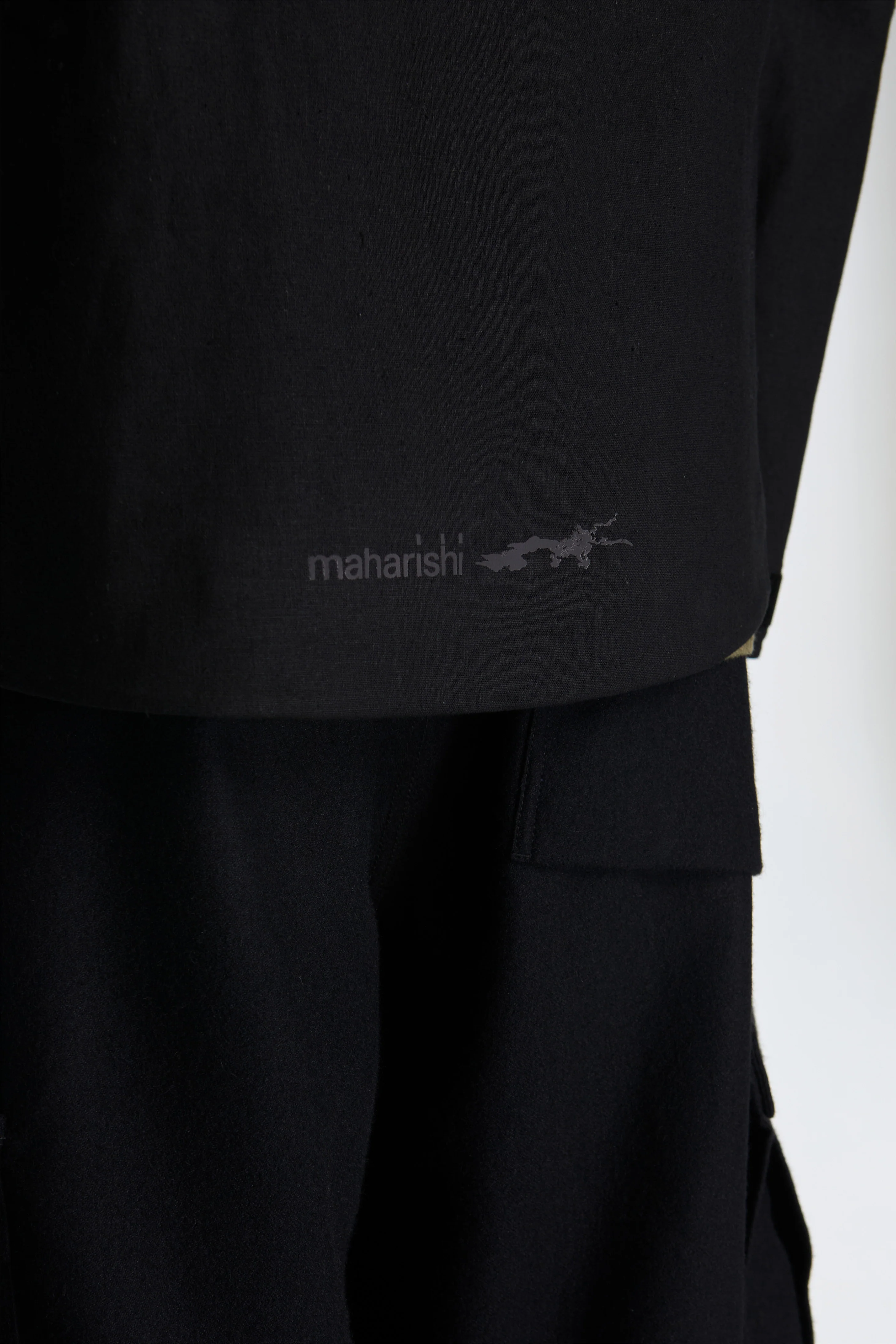 Seam Sealed Hanbok Jacket Black - Image 3