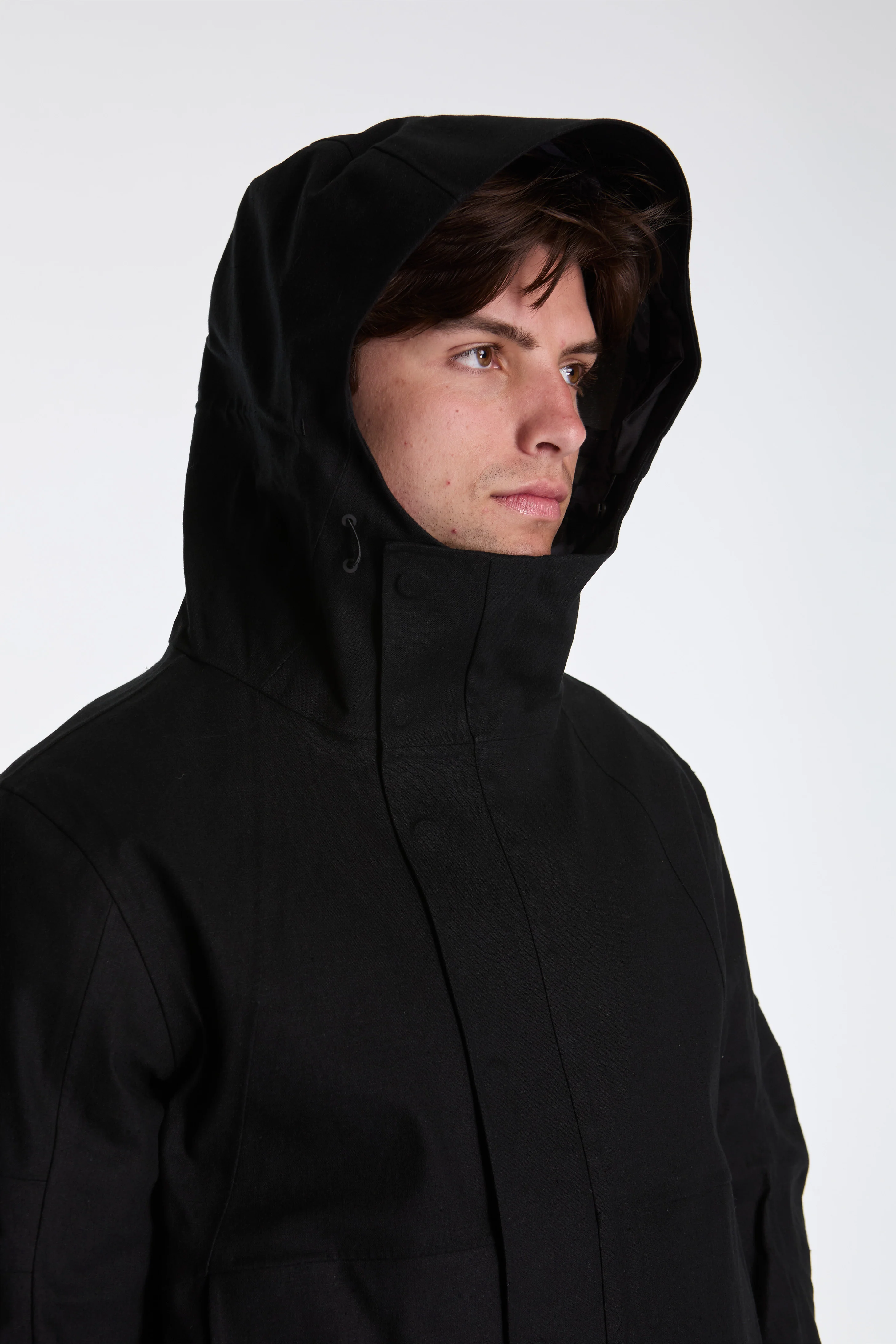Seam Sealed Hanbok Jacket Black - Image 4