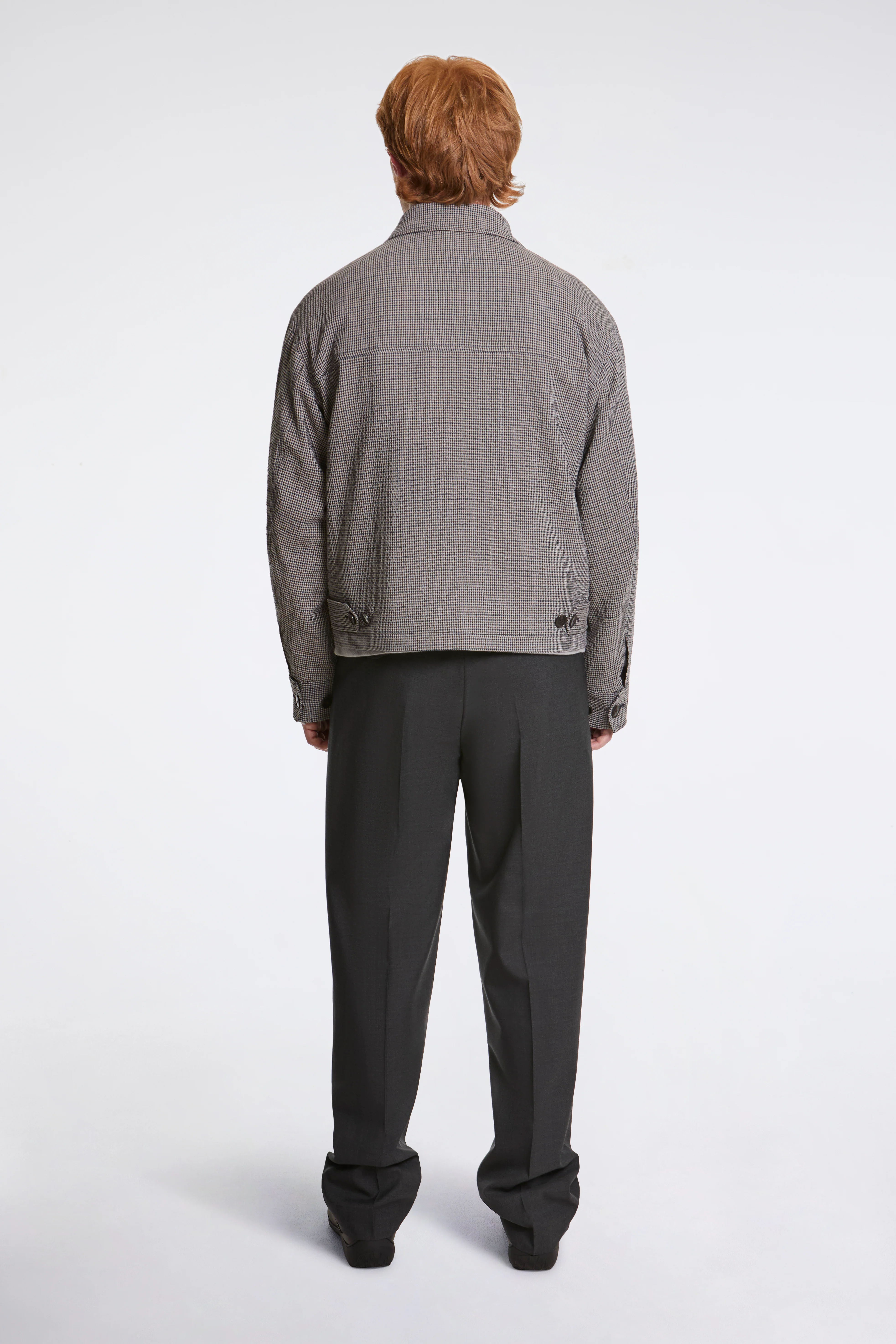 Mail Jacket Taupe Check - Image 8