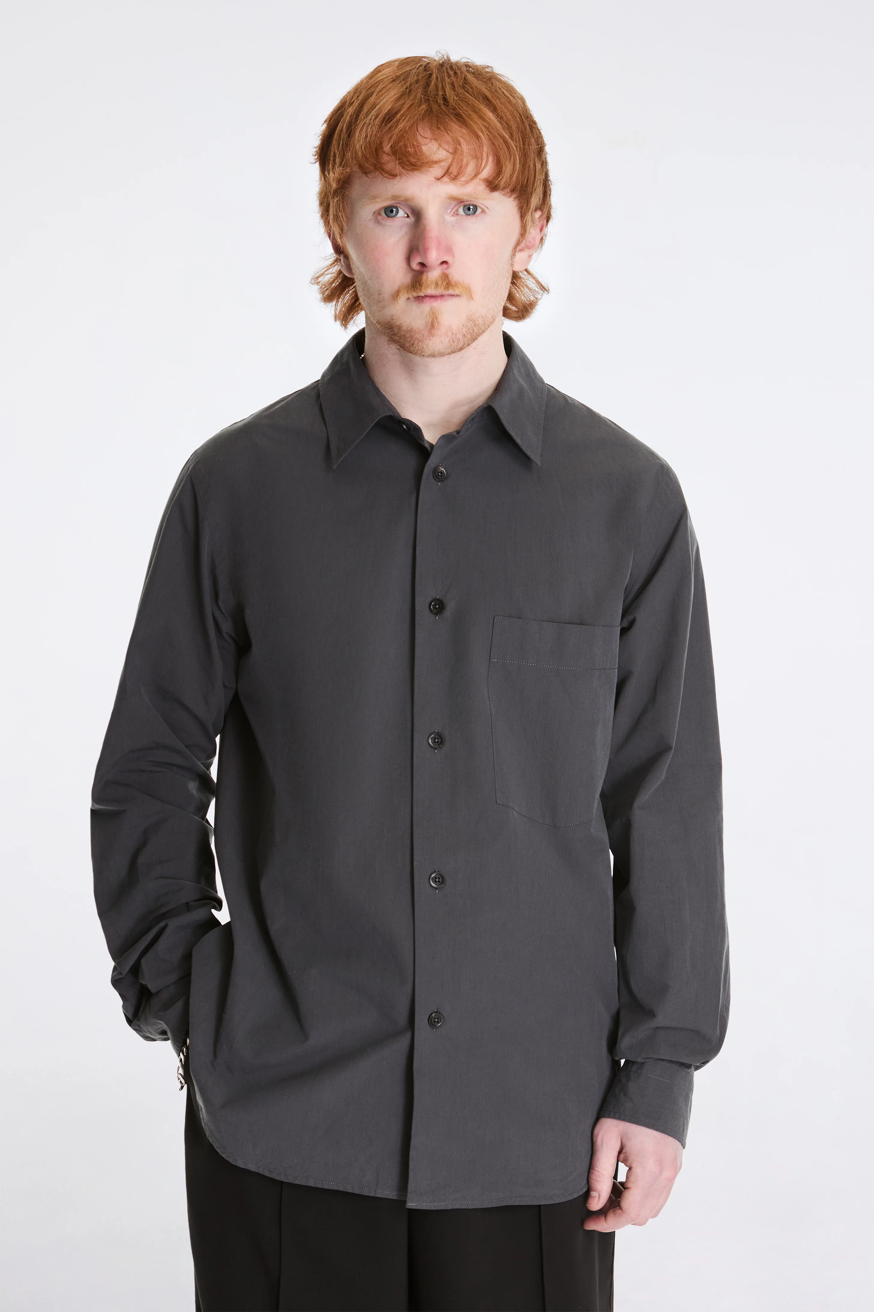 Basic Shirt Charcoal - Image 2