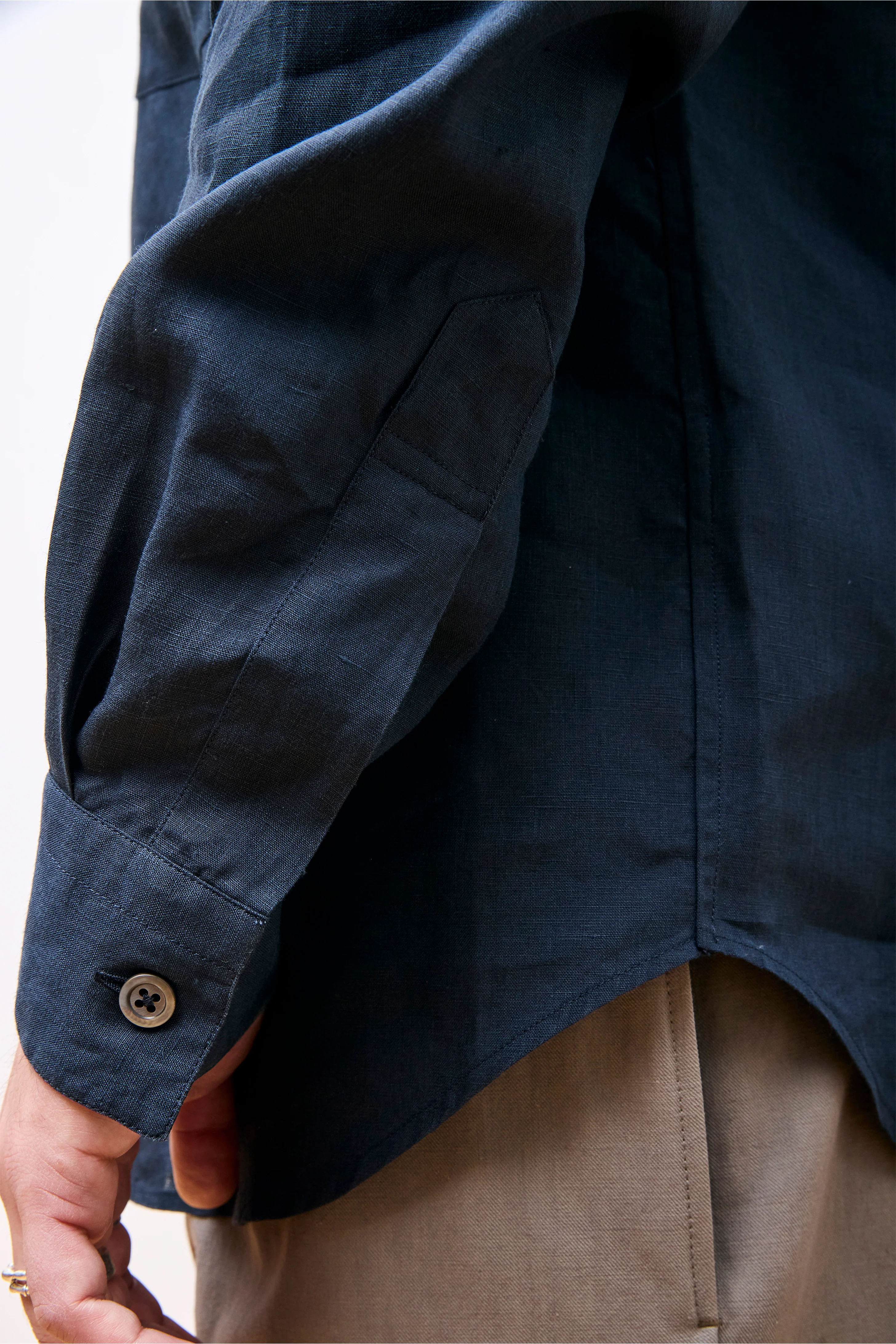 Basic Shirt Dark Navy - Image 4