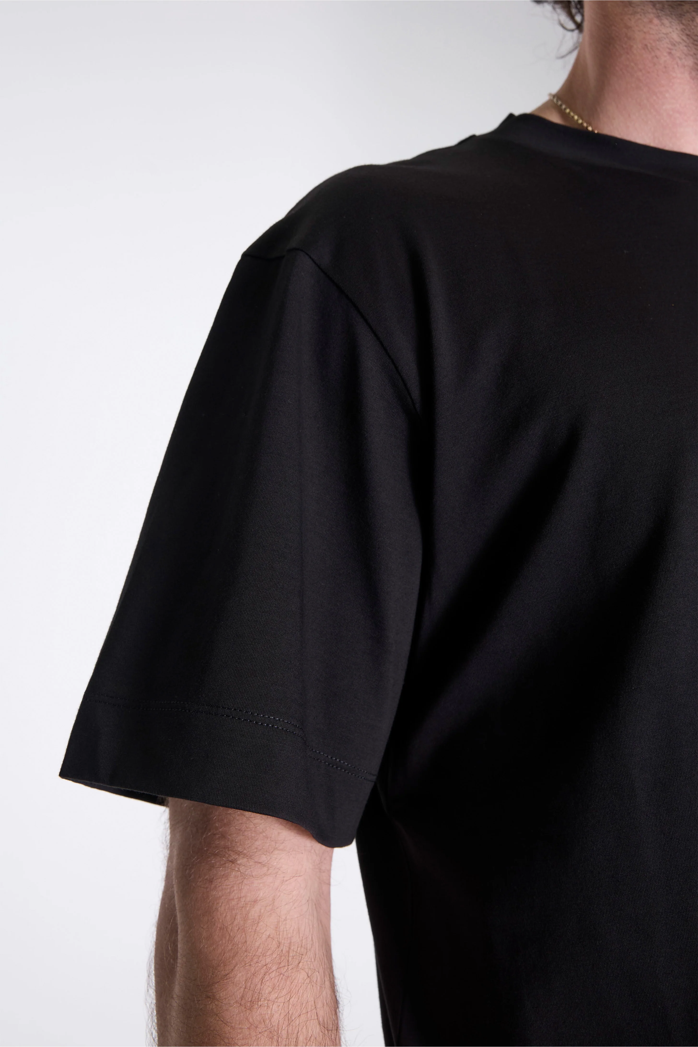 Mens Short Sleeve T-Shirt Black - Image 3