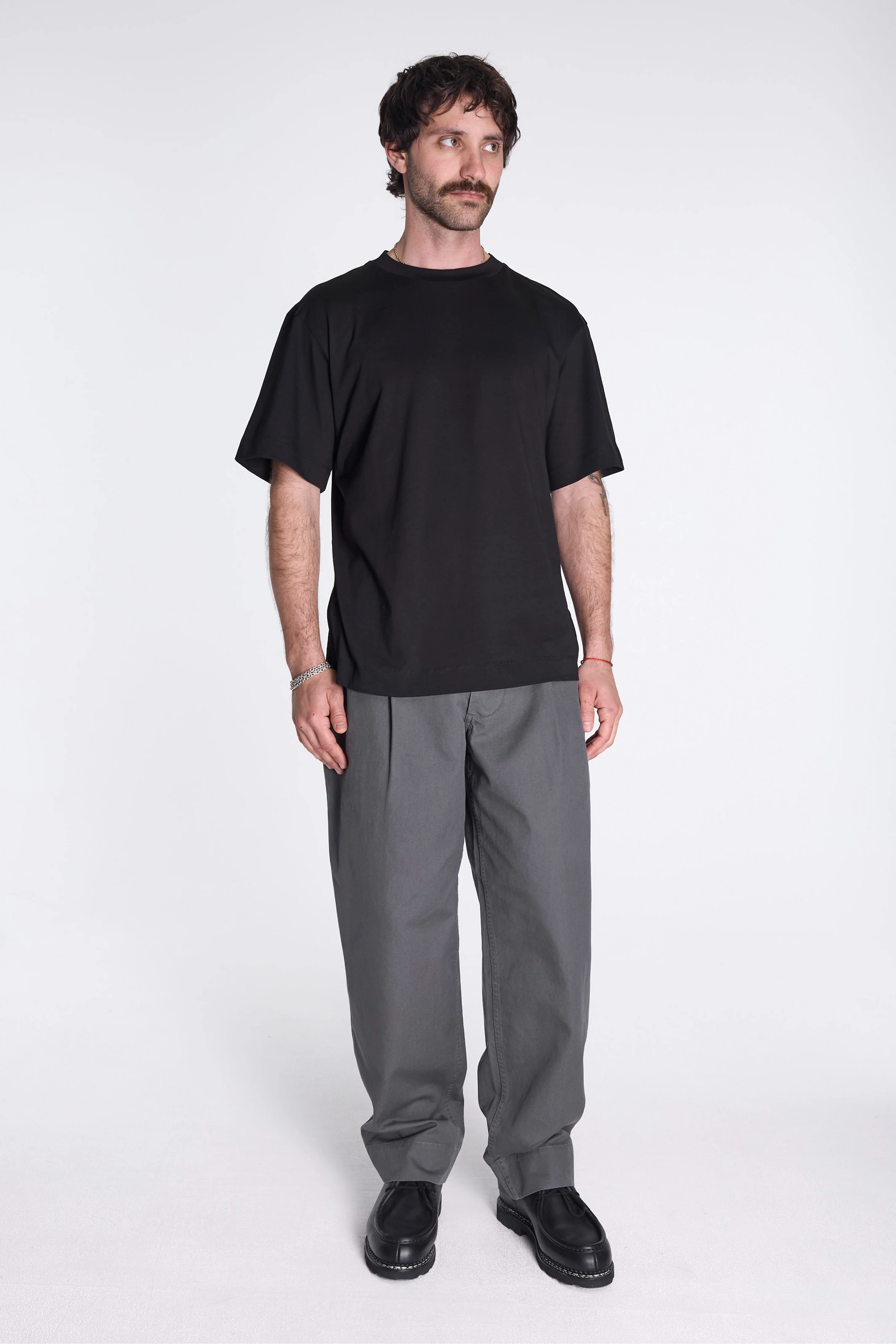 Mens Short Sleeve T-Shirt Black - Image 4
