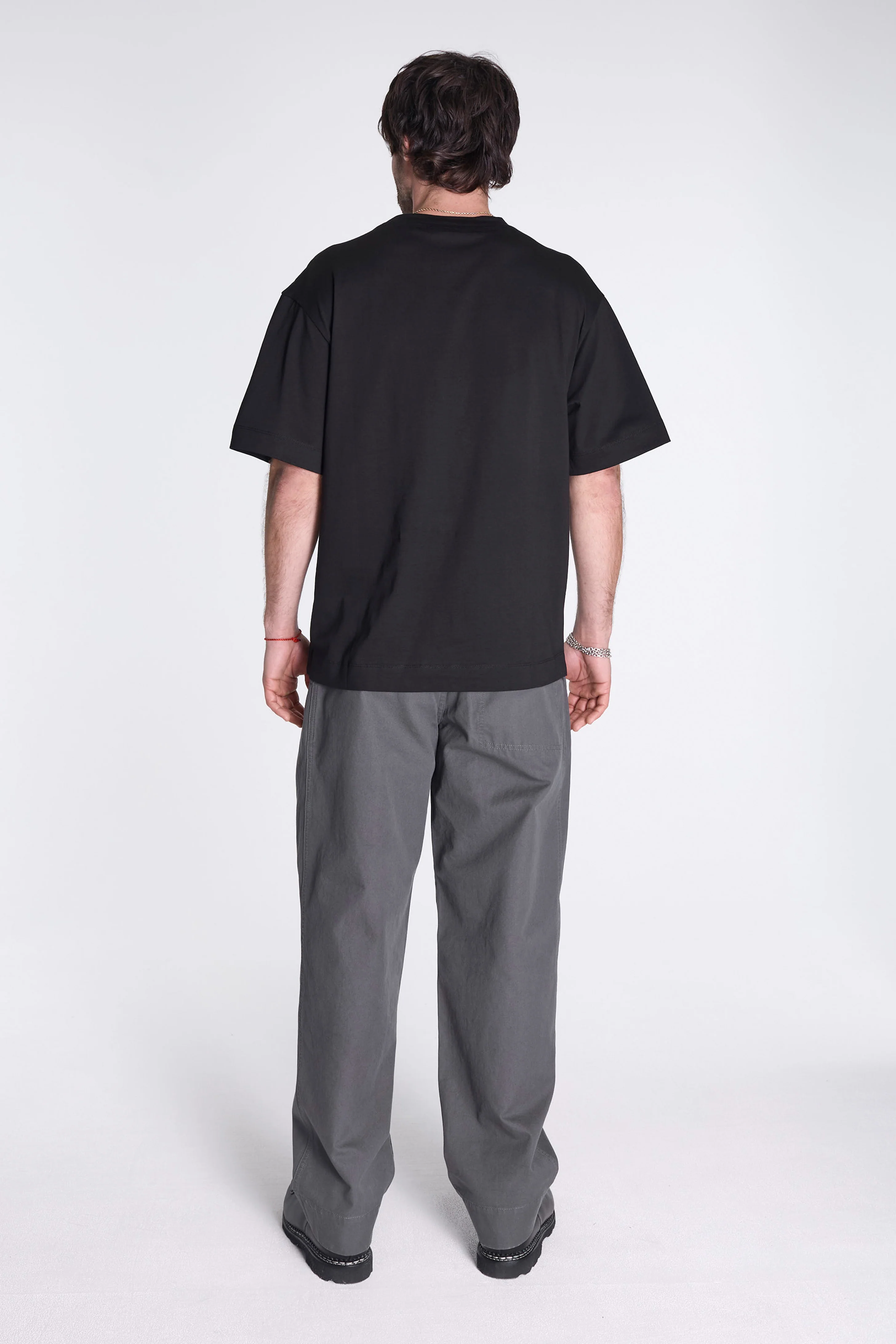 Mens Short Sleeve T-Shirt Black - Image 5