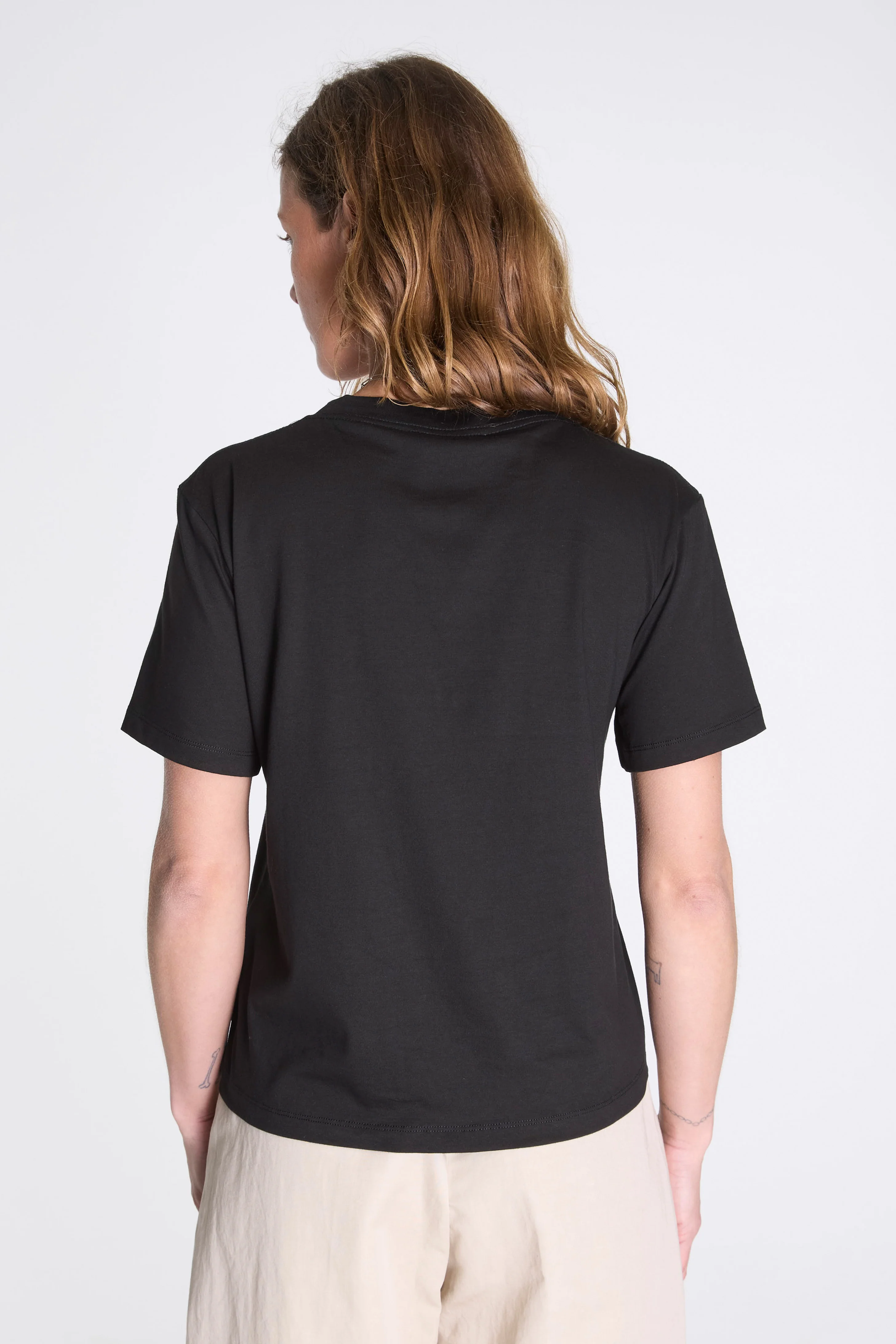 Womens Boys T-Shirt Black - Image 4