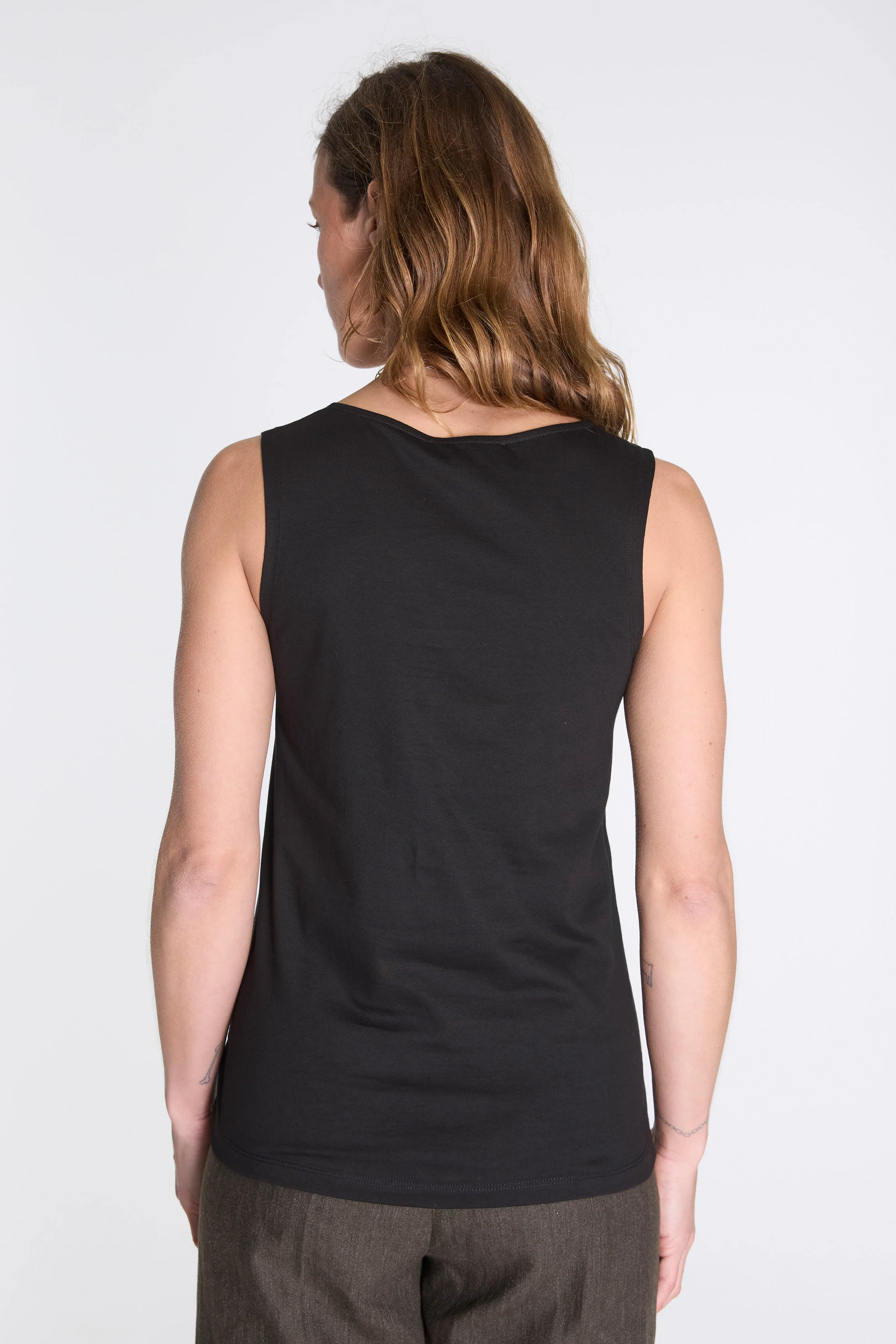 Womens Vest Black - Image 4
