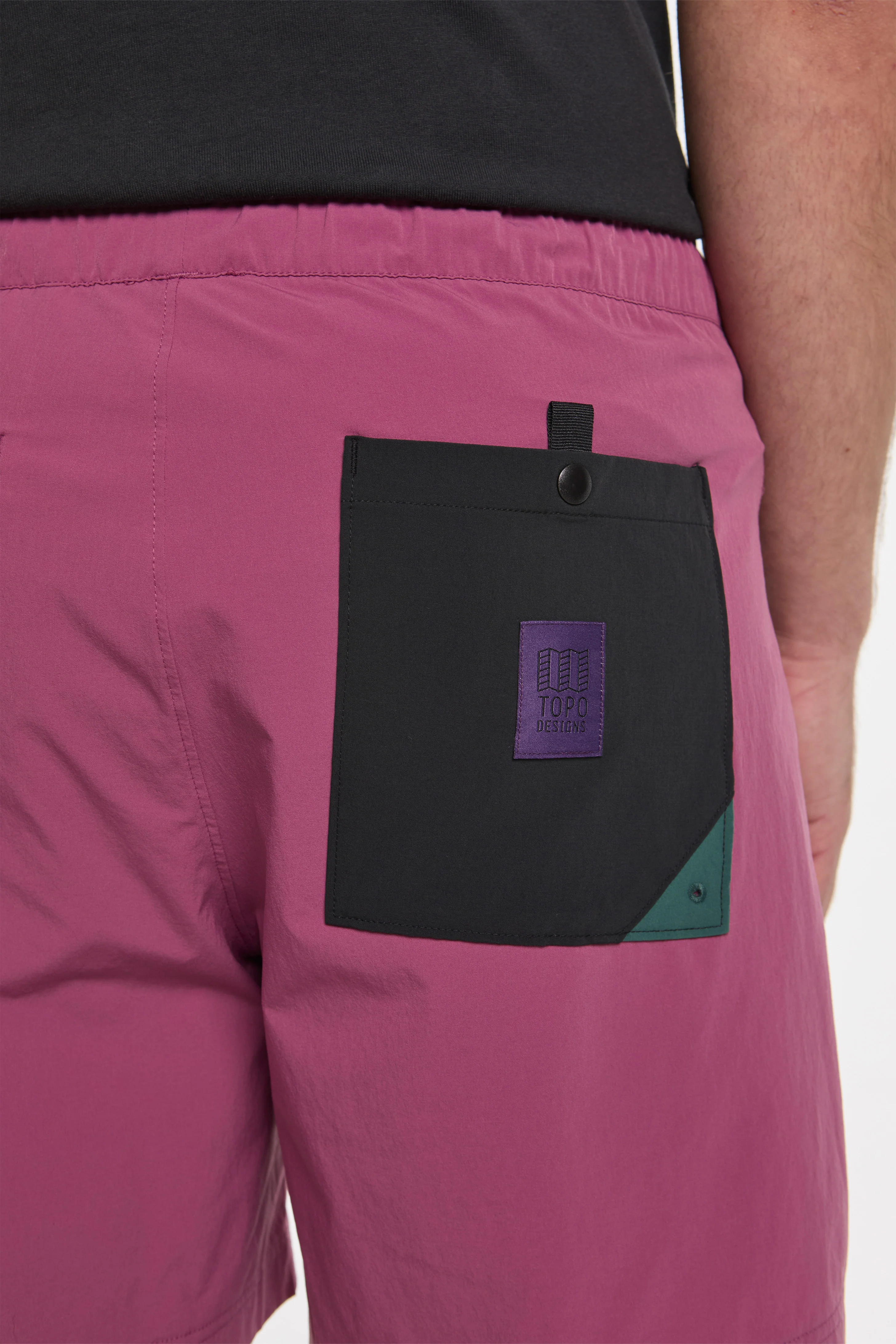 Mesa Shorts Mens Damson - Image 3