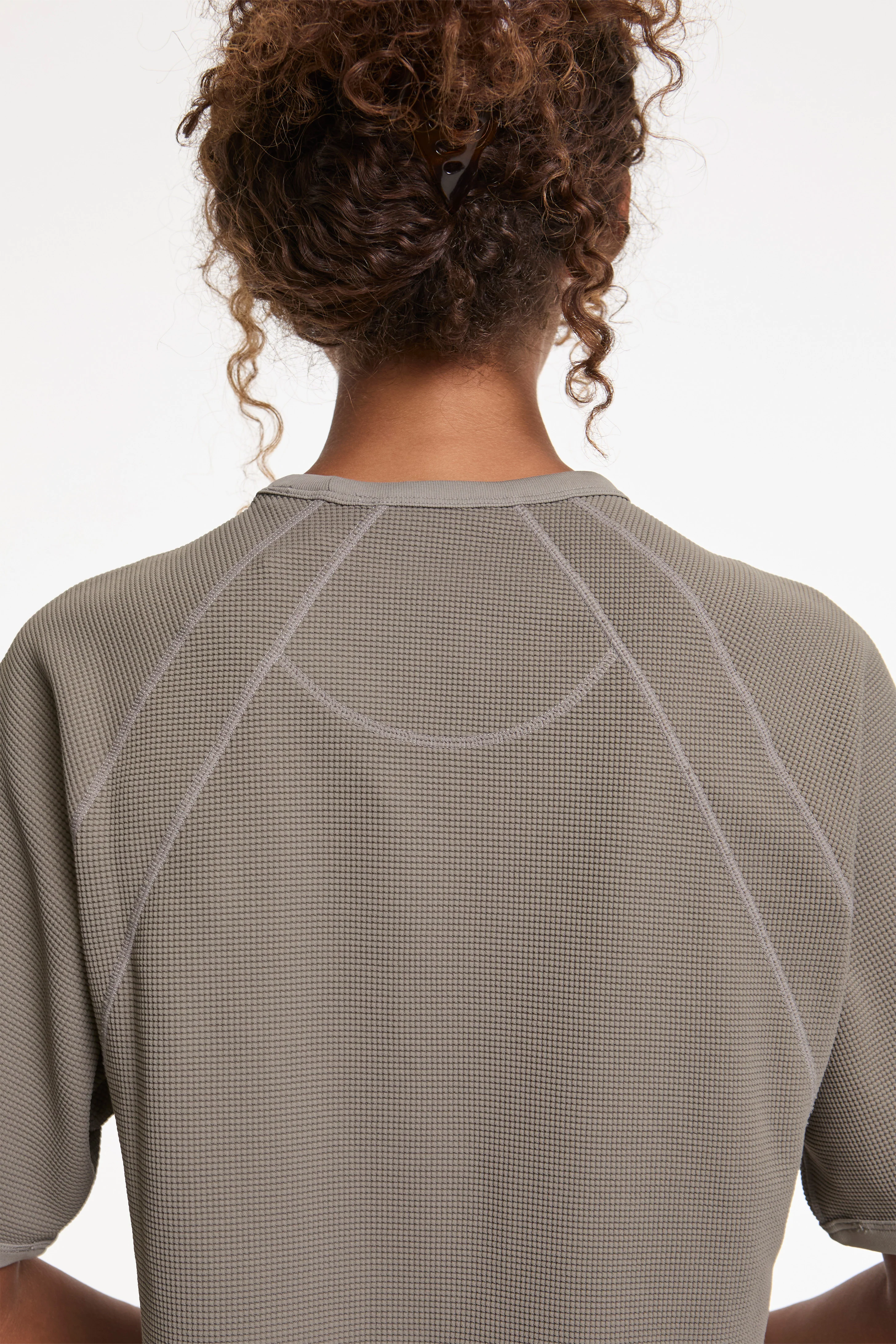 W's Mesh WF Actinoid T-Shirt Arid Beige - Image 5