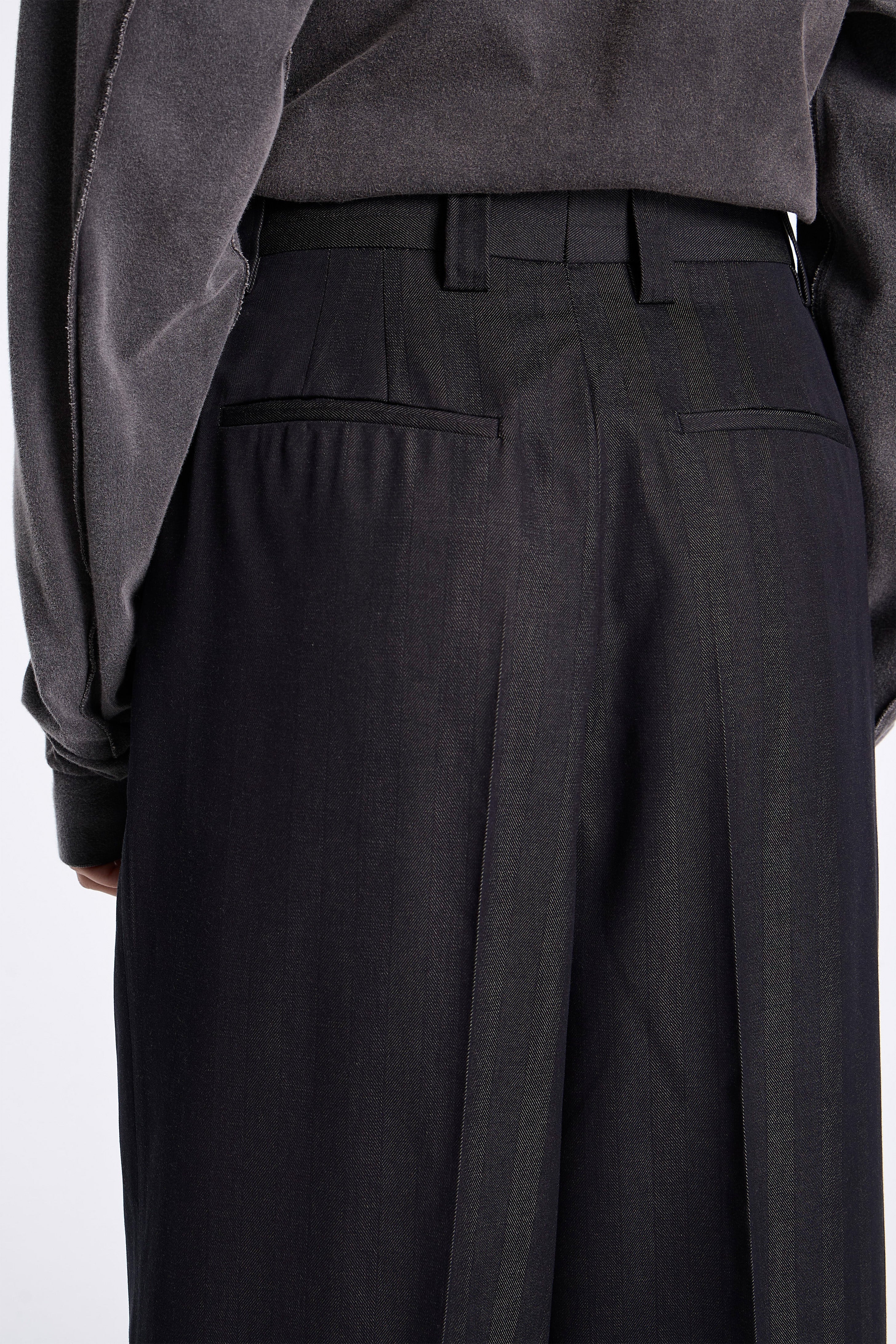 Favorite Trousers Black Solaro Herringbone - Image 3