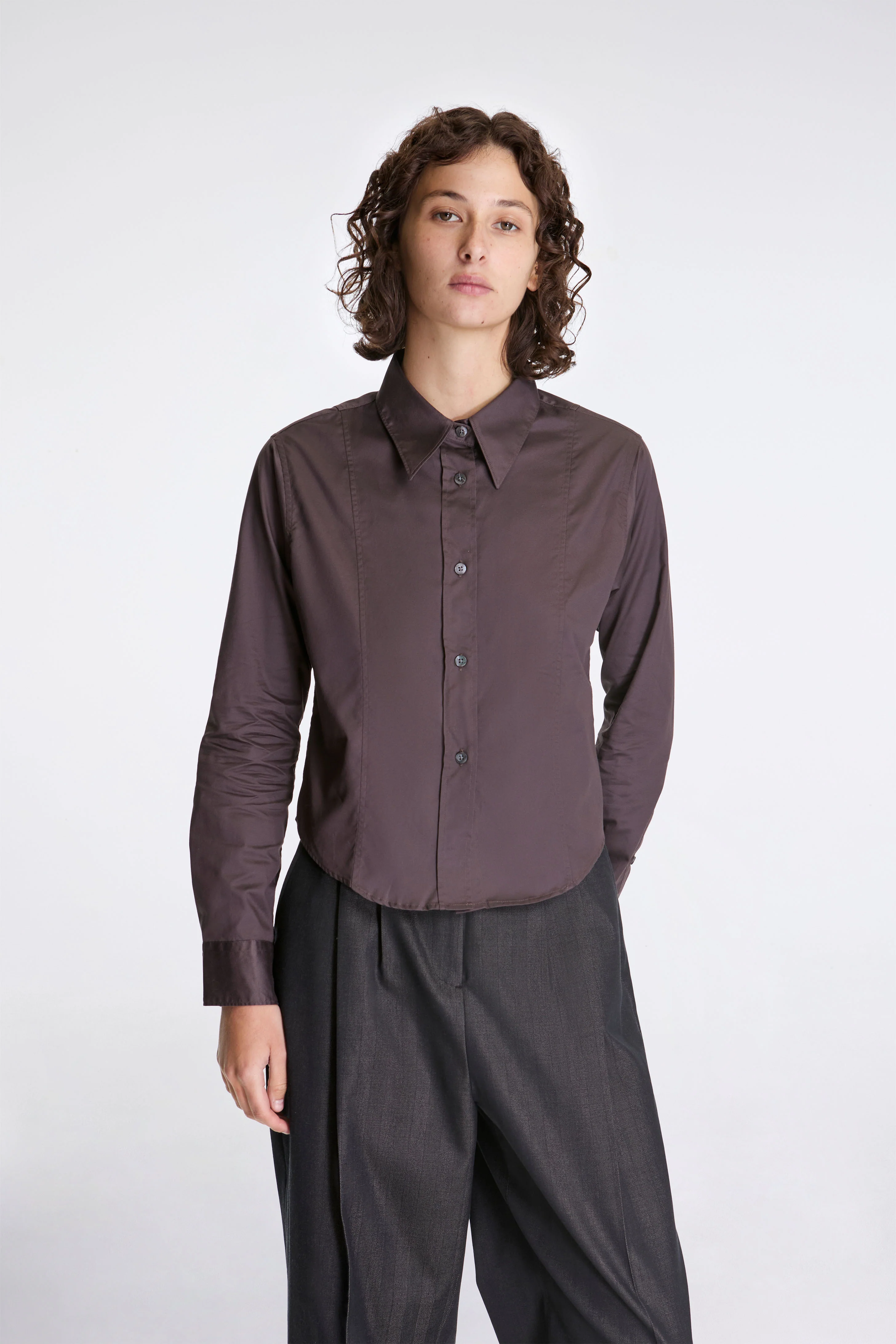 Readers Shirt Aubergine - Image 2