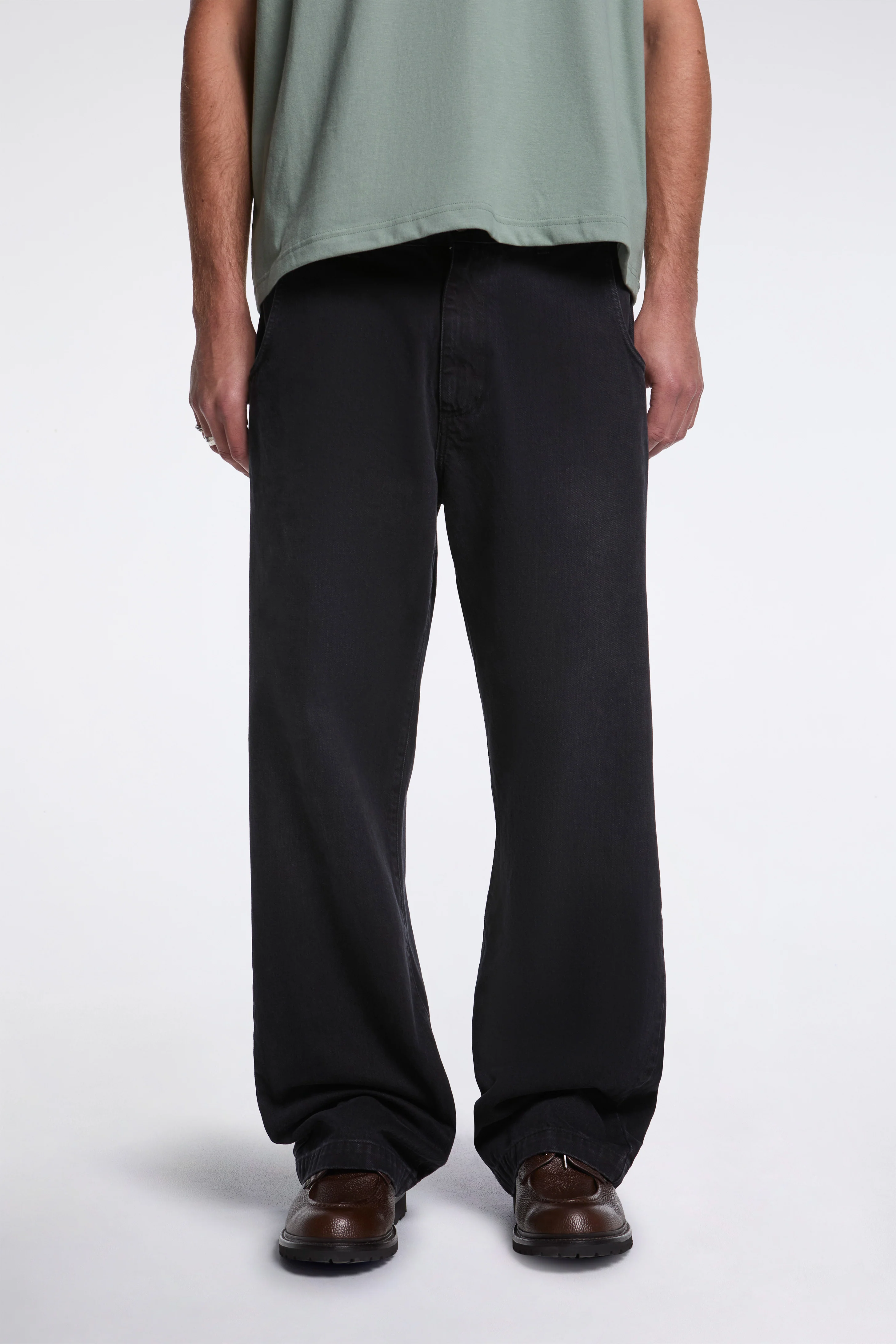 Straight Cut Jeans Faded Black - Image 2