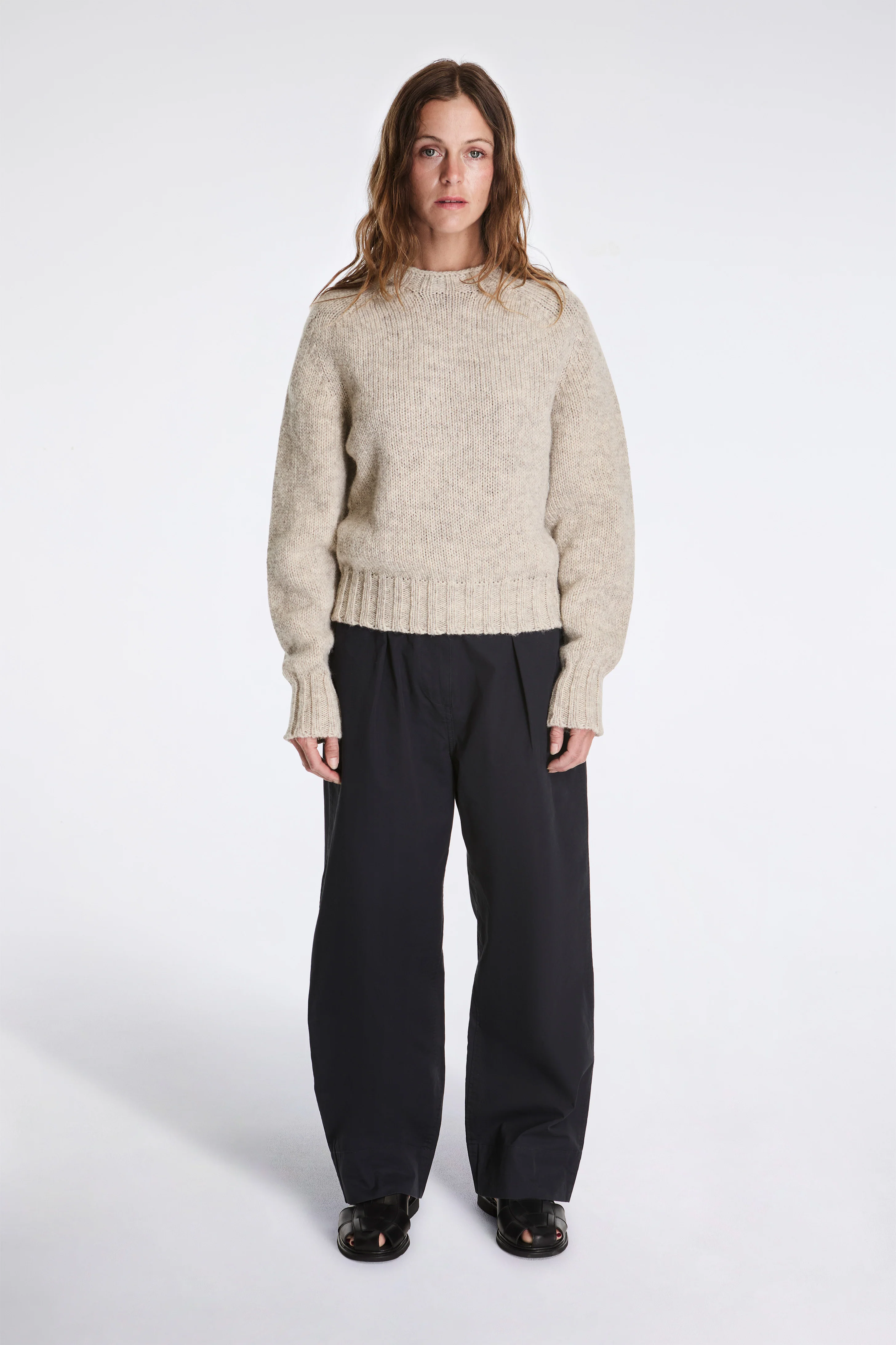 MHL Chunky Seamless Crew Neck Natural - Image 2