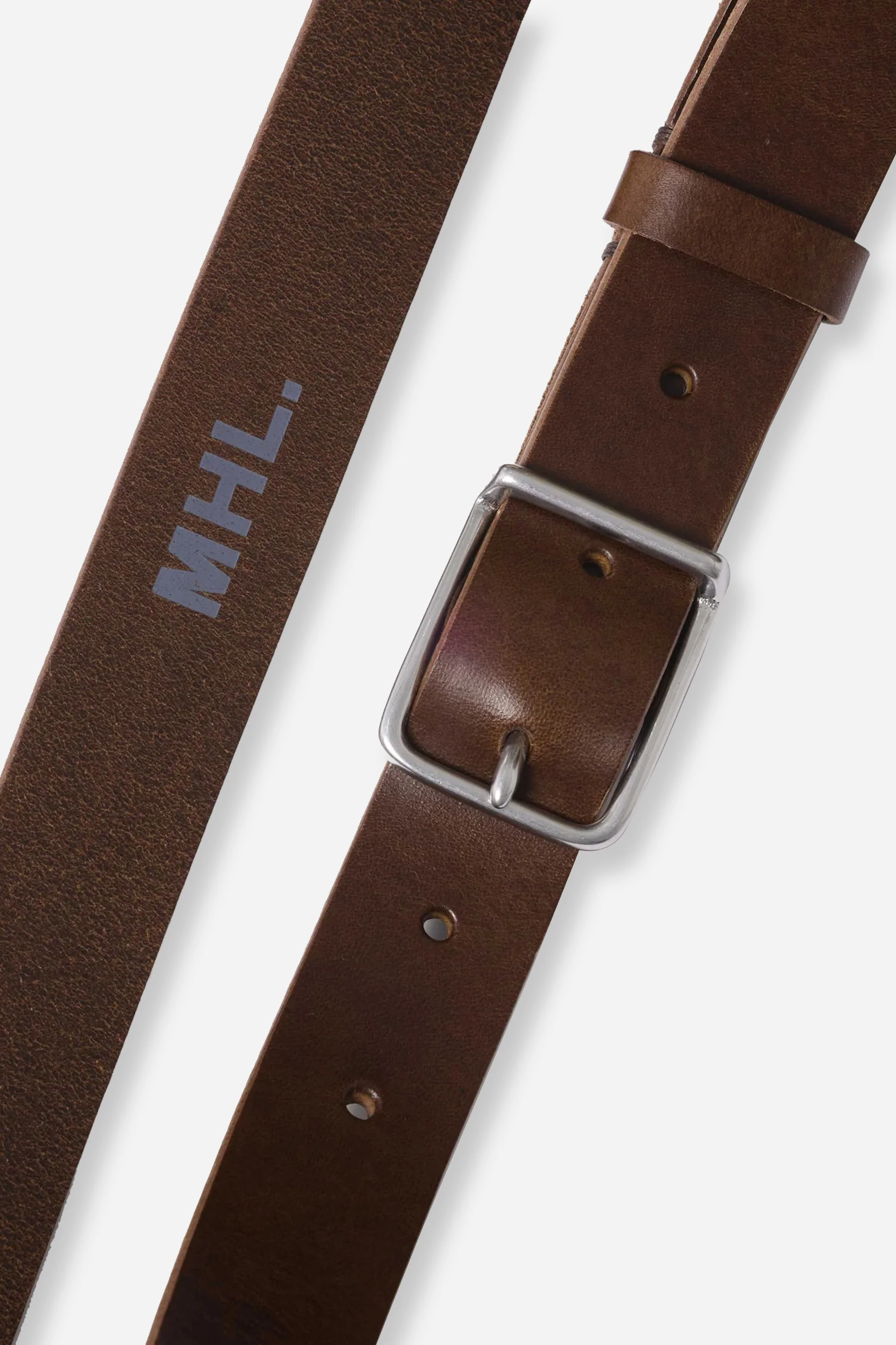 MHL Keeper Buckle Belt  Dark Brown - Image 2