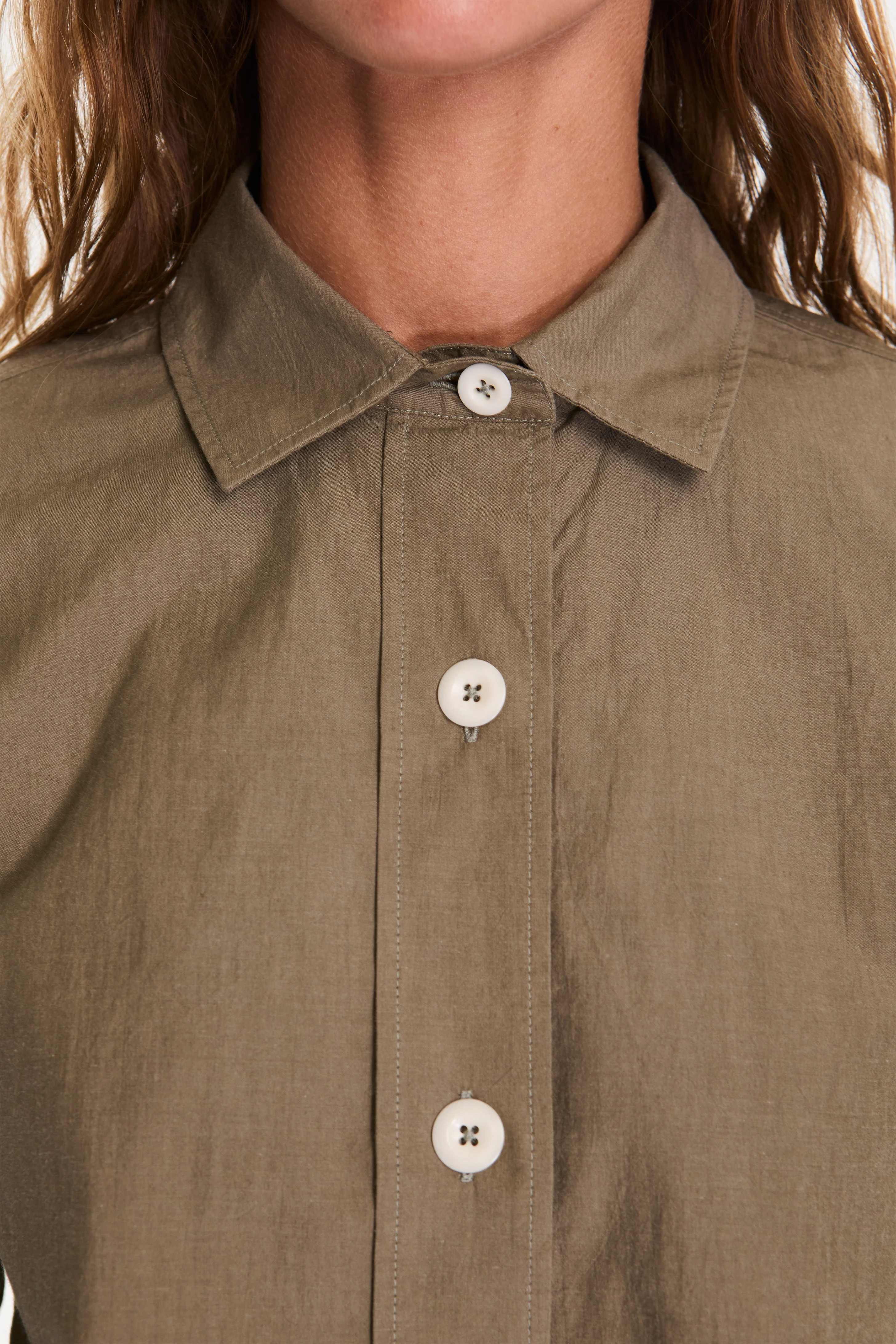 MHL Simple Shirt Khaki Green (W) - Image 3